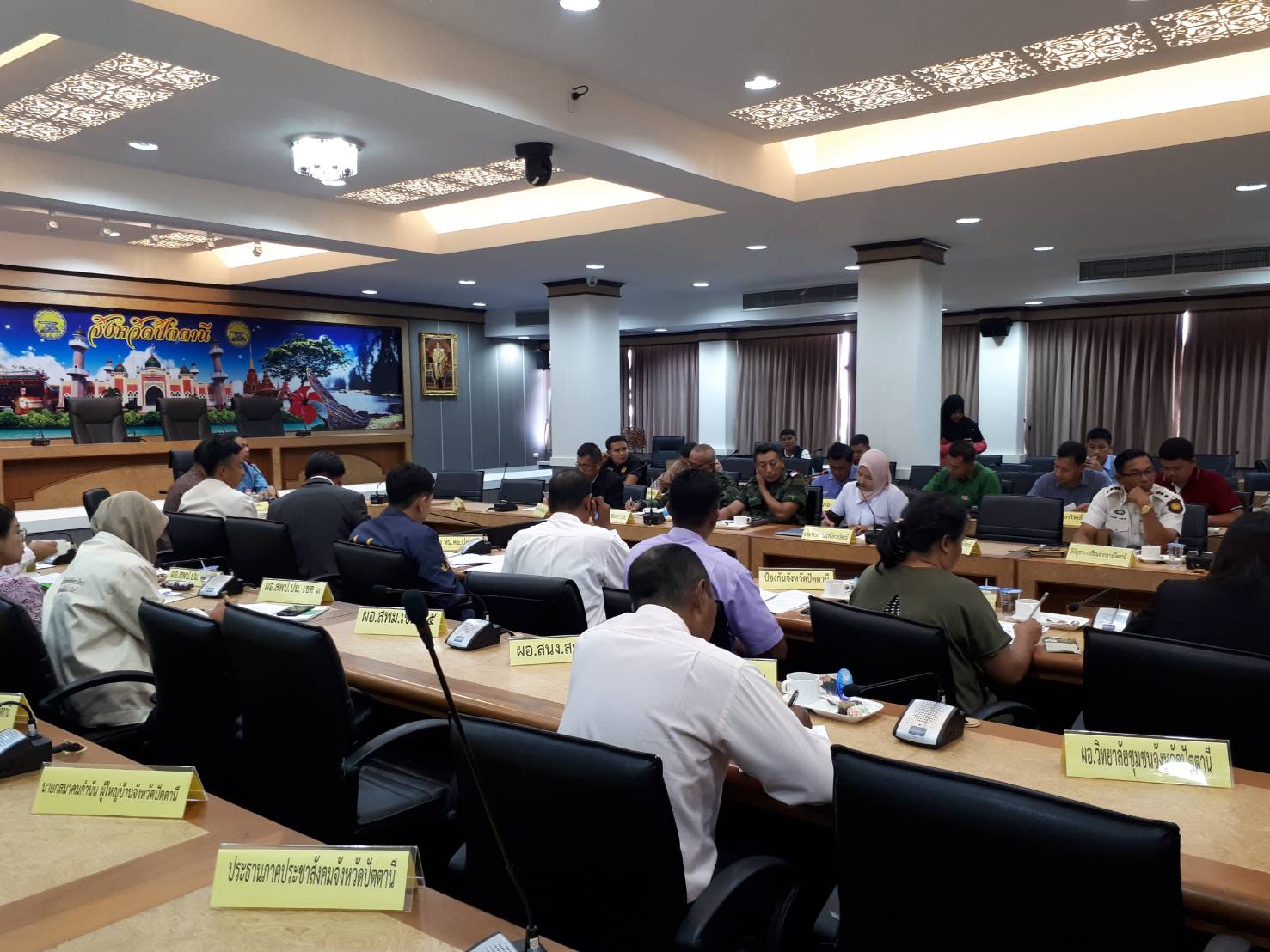 ” พช.ปัตตานี ร่วมประชุมคณะกรรมการศูนย์อำนวยการป้องกันและปราบปรามยาเสพติดจังหวัดปัตตานี ติดตามความก้าวหน้าผลการดำเนินงาน “