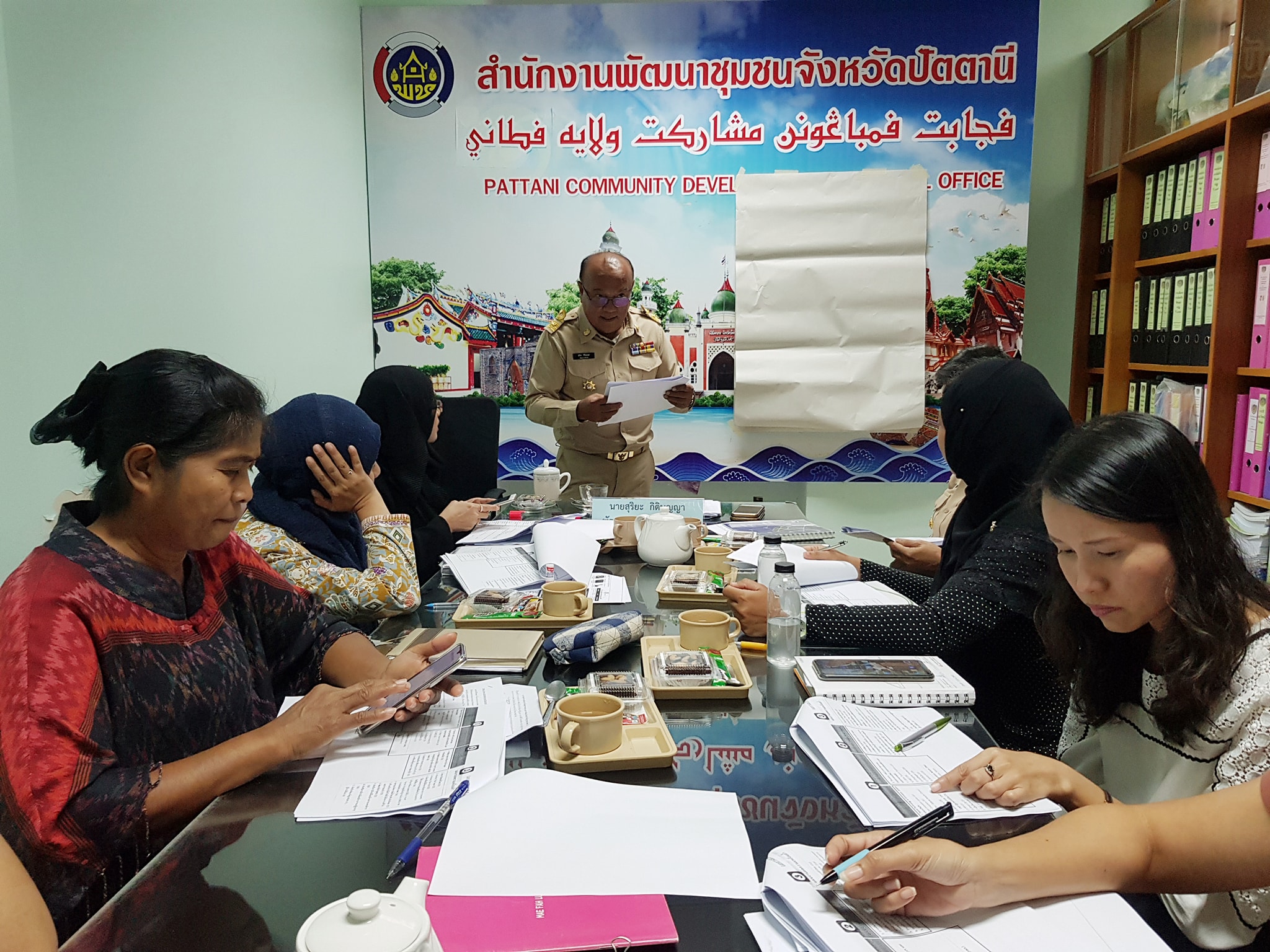 ” พัฒนาการจังหวัดปัตตานี ประชุมคณะทำงานขับเคลื่อนนโยบายสานพลังประชารัฐฯ “
