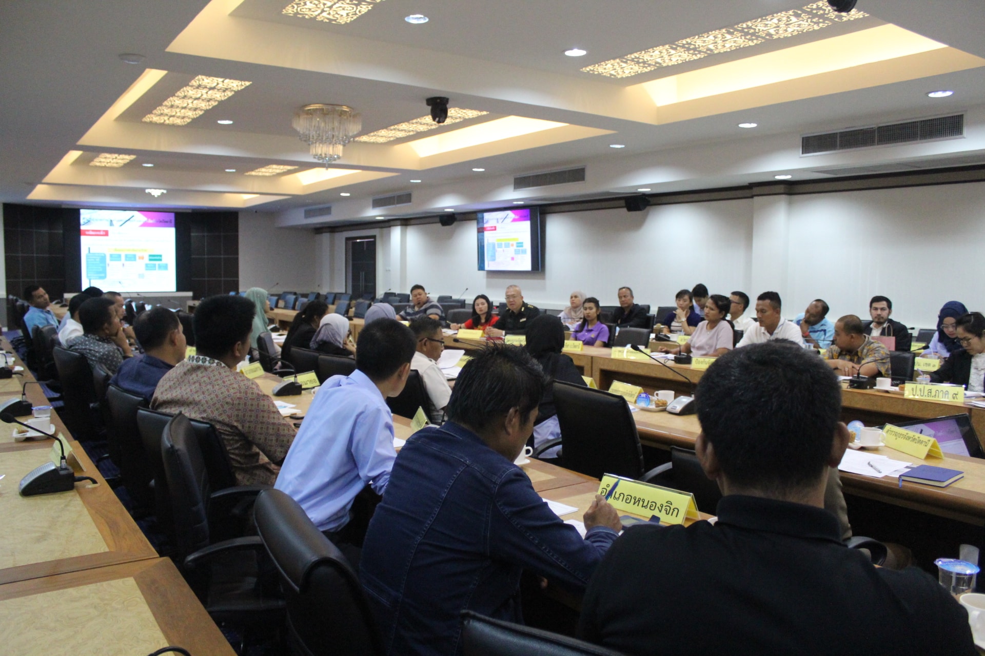 ” พช.ปัตตานี ประชุมติดตามผลการดำเนินงานป้องกันและแก้ไขปัญหายาเสพติด “