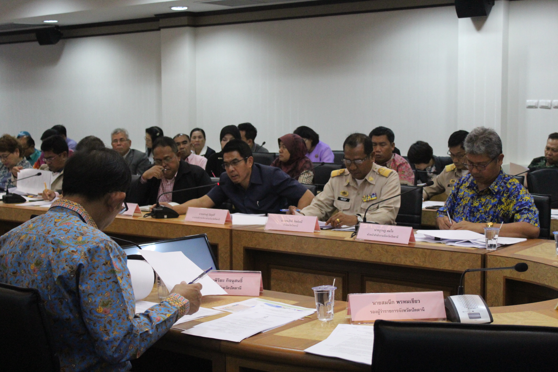 ” พช.ปัตตานี ร่วมประชุมเตรียมการรับเสด็จฯ สมเด็จพระเจ้าอยู่หัวมหาวชิราลงกรณ บดินทรเทพยวรางกูร “