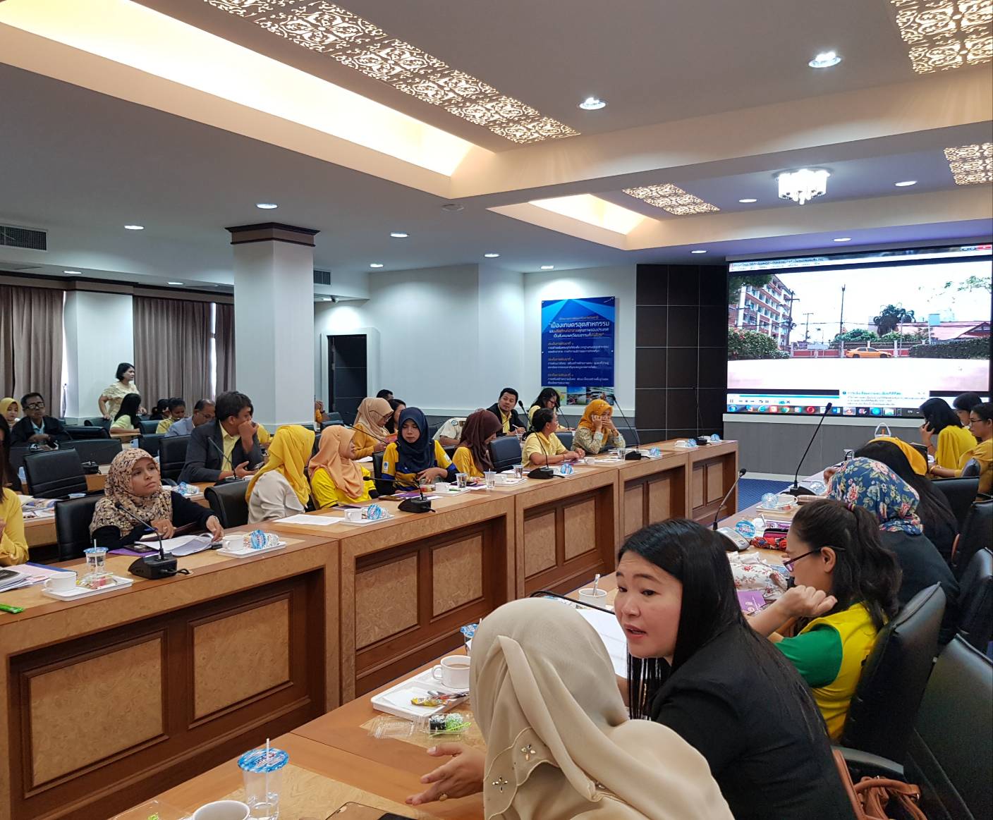 สนง.พัฒนาชุมชนจังหวัดปัตตานี ร่วมประเมินองค์กร และจังหวัดคุณธรรม ตามแผนแม่บทส่งเสริมคุณธรรมแห่งชาติ