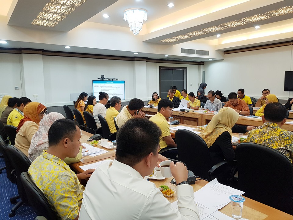 พช.ปัตตานี ร่วมประชุมคณะกรรมการฯ โครงการอันเนื่องมาจากพระราชดำริจังหวัดปัตตานี ครั้งที่ 3/2562