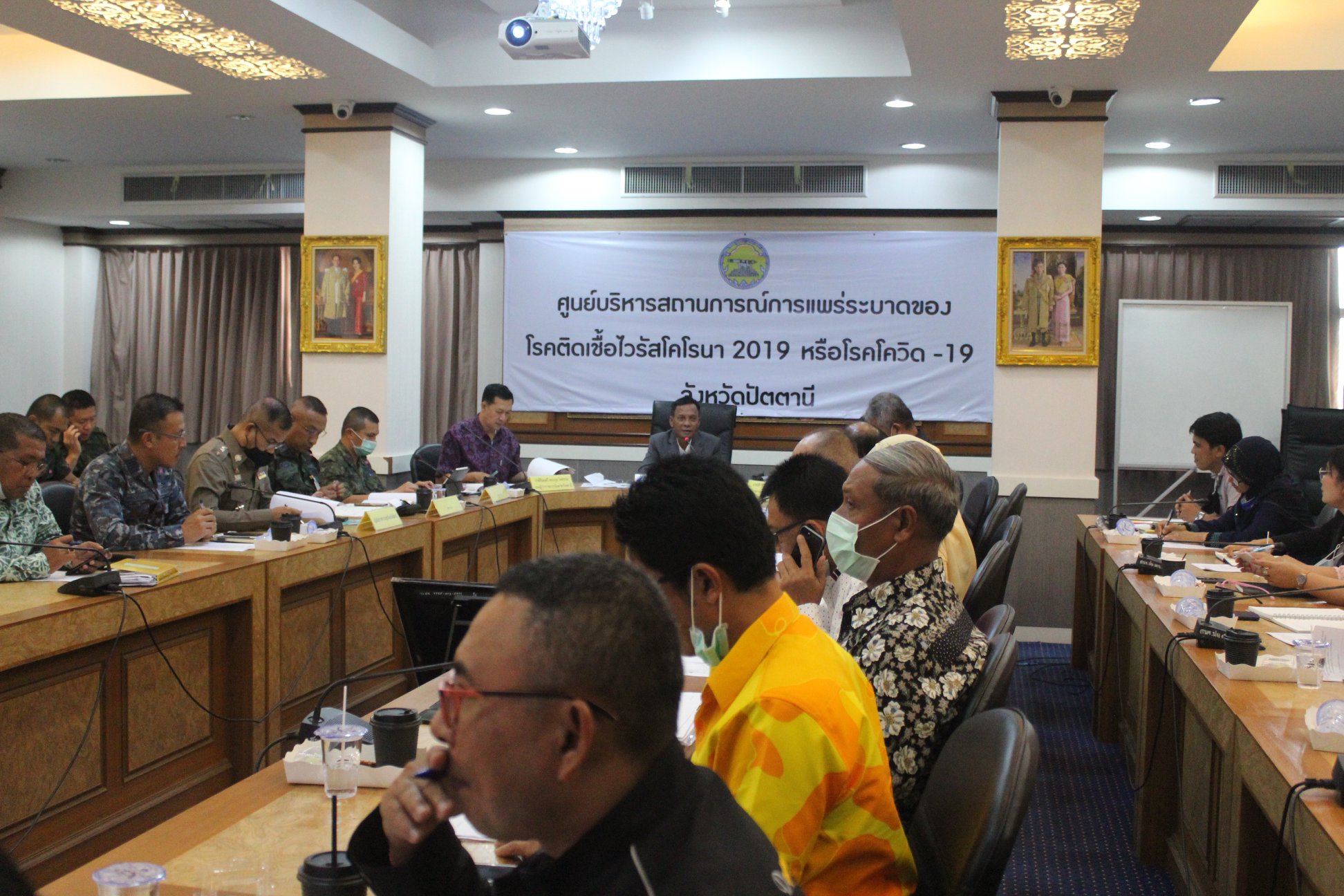 กิจกรรม : เตรียมความพร้อมการรับเสด็จฯ พระบาทสมเด็จพระเจ้าอยู่หัว เสด็จพระราชดำเนิน พร้อมด้วย สมเด็จพระนางเจ้าฯ พระบรมราชินี เพื่อทรงปฏิบัติพระราชกรณียกิจในพื้นที่จังหวัดปัตตานี