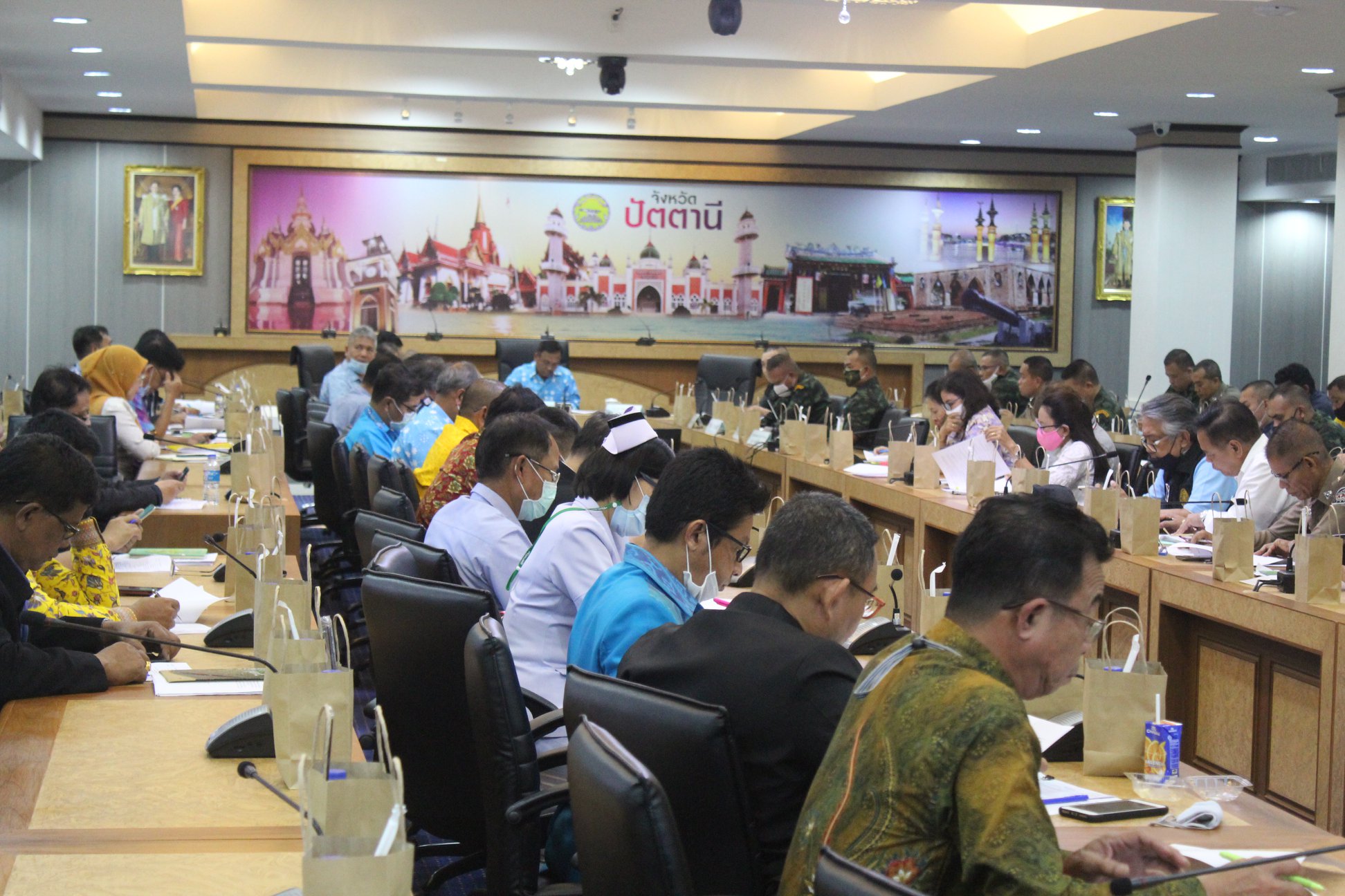 กิจกรรม : เตรียมความพร้อมการรับเสด็จฯ พระบาทสมเด็จพระเจ้าอยู่หัว เสด็จพระราชดำเนิน พร้อมด้วย สมเด็จพระนางเจ้าฯ พระบรมราชินี เพื่อทรงปฏิบัติพระราชกรณียกิจในพื้นที่จังหวัดปัตตานี