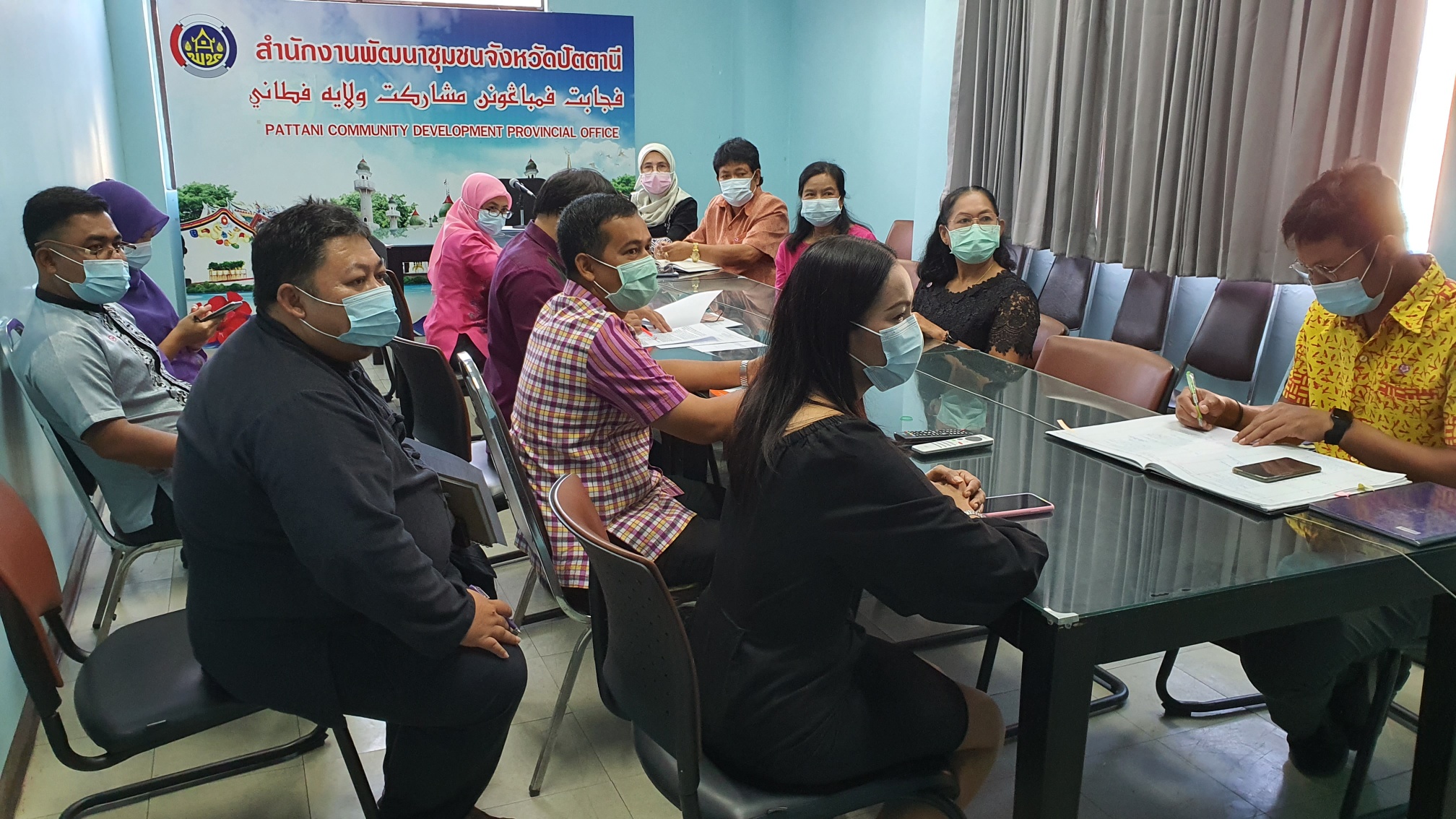 รับฟังการประชุมกรมการพัฒนาชุมชน ครั้งที่ 5/2564 ผ่านระบบวีดิทัศน์ทางไกล ( Video Conference )