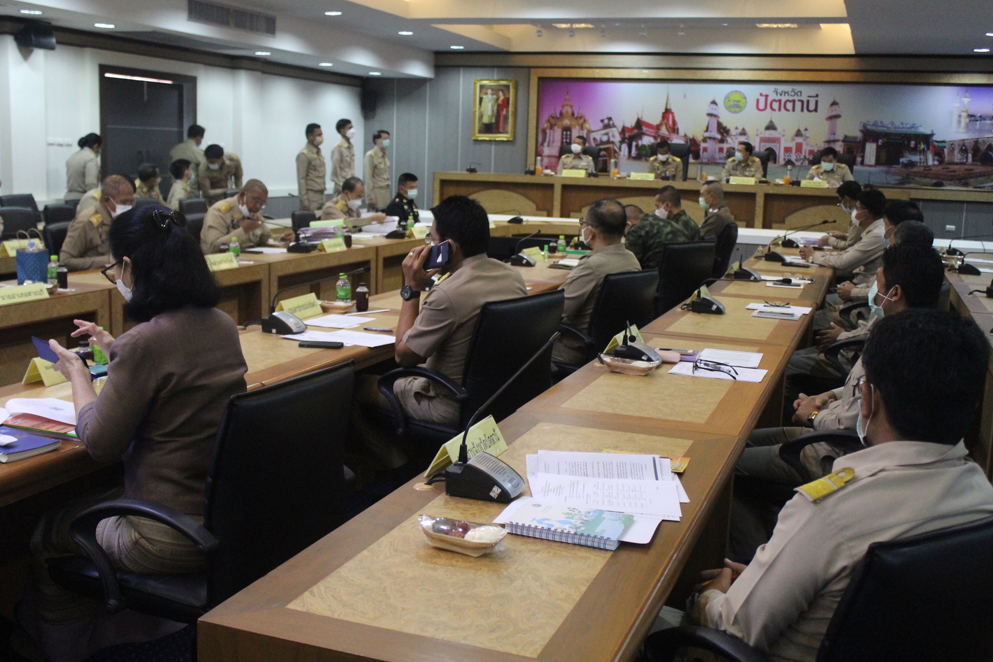 พัฒนาการจังหวัดปัตตานี เข้าร่วมประชุมคณะกรมการจังหวัด หัวหน้าส่วนราชการ ครั้งที่ 5/2564 ประจำเดือนพฤษภาคม 2564
