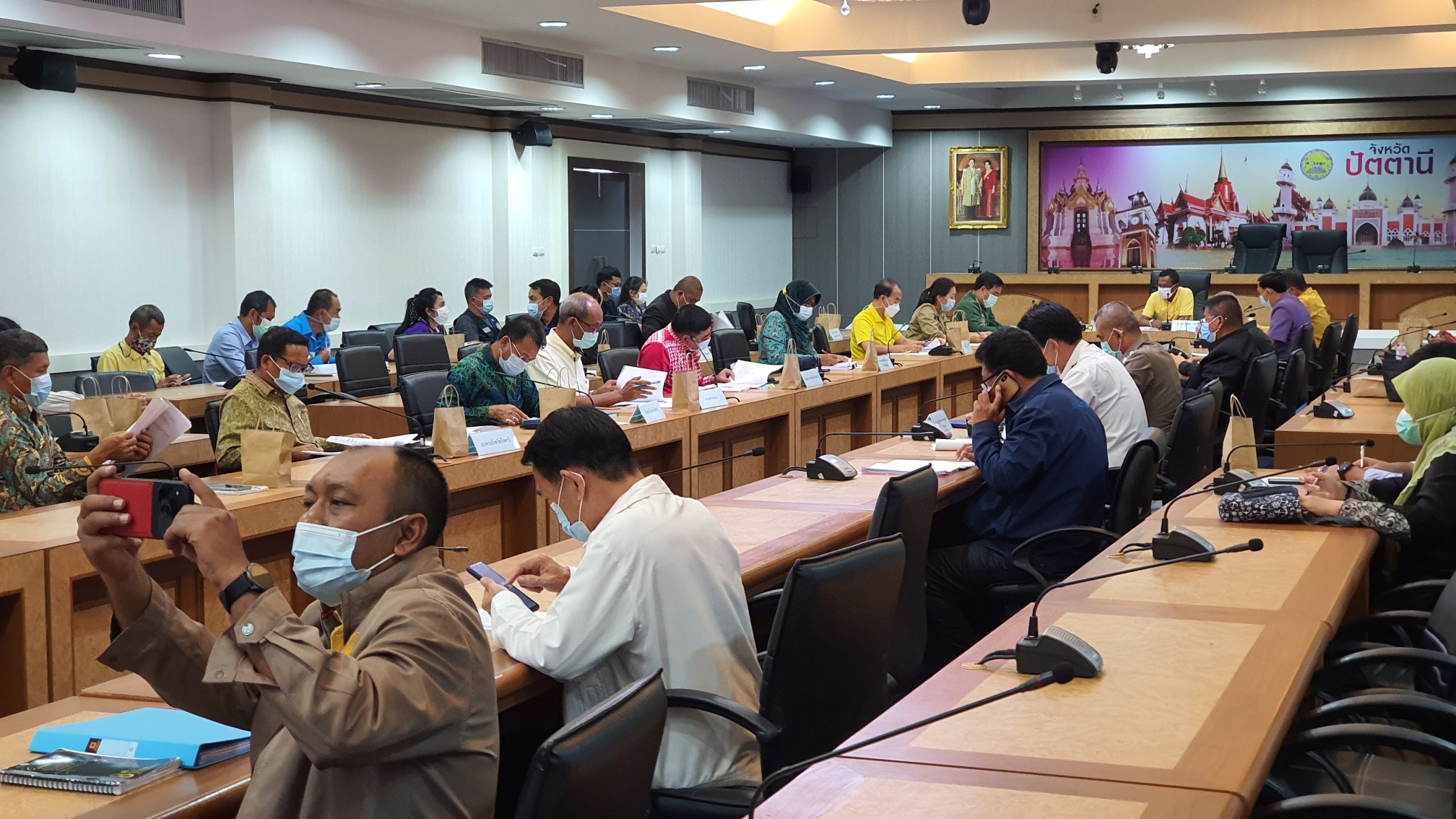 พช.ปัตตานี รายงานผลการแก้ไขปัญหาความมั่นคงด้านอาหาร กับภารกิจการขับเคลื่อน “ไทยไปด้วยกัน” ระดับจังหวัด จังหวัดปัตตานี