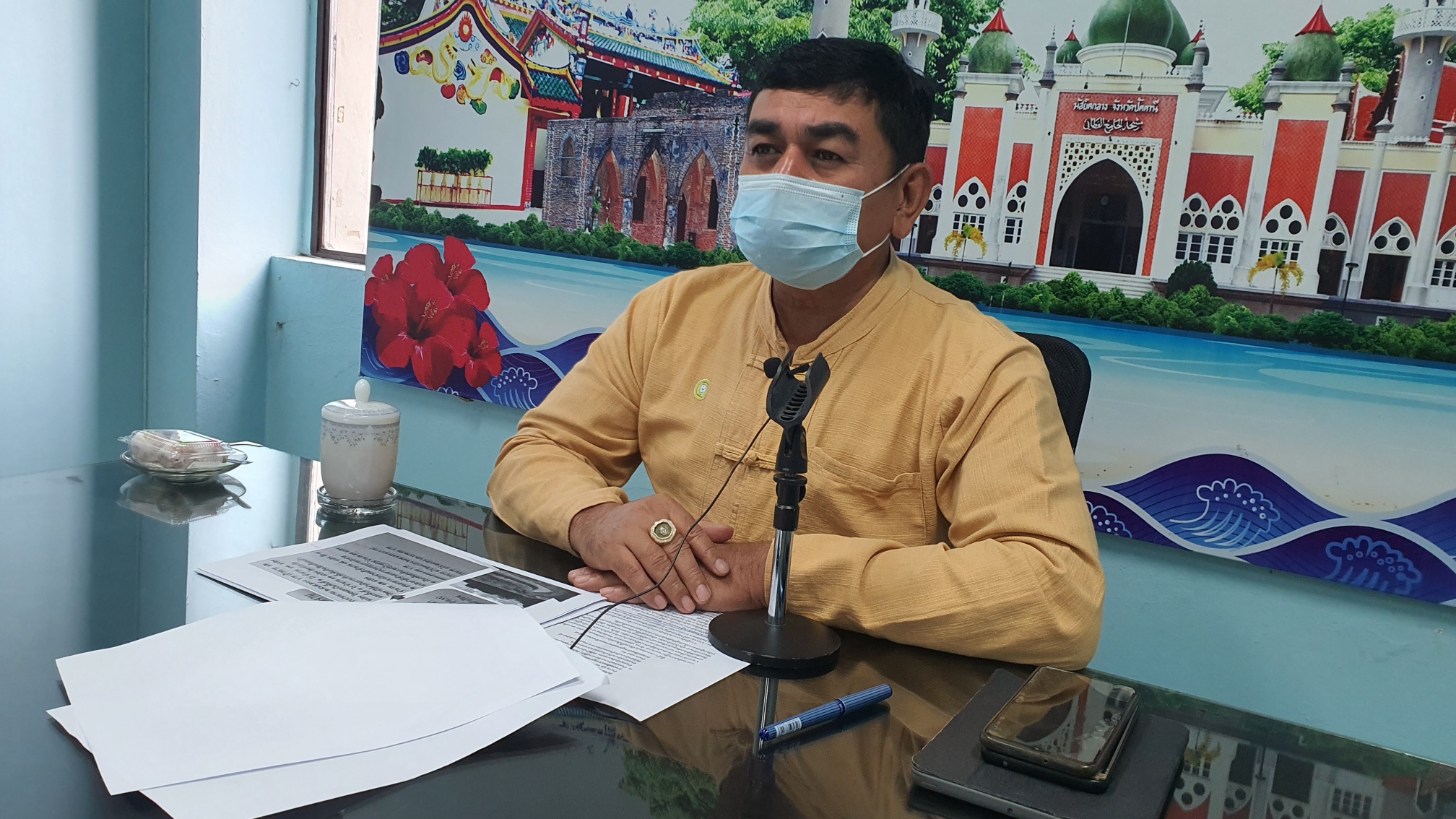 พช.ปัตตานี ร่วมประชุมตรวจติดตามงาน เขตตรวจราชการที่ 7 กลุ่มจังหวัดภาคใต้ชายแดน (ปัตตานี ยะลา นราธิวาส) ผ่านระบบประชุมออนไลน์ ด้วยโปรแกรม ZOOM meeting