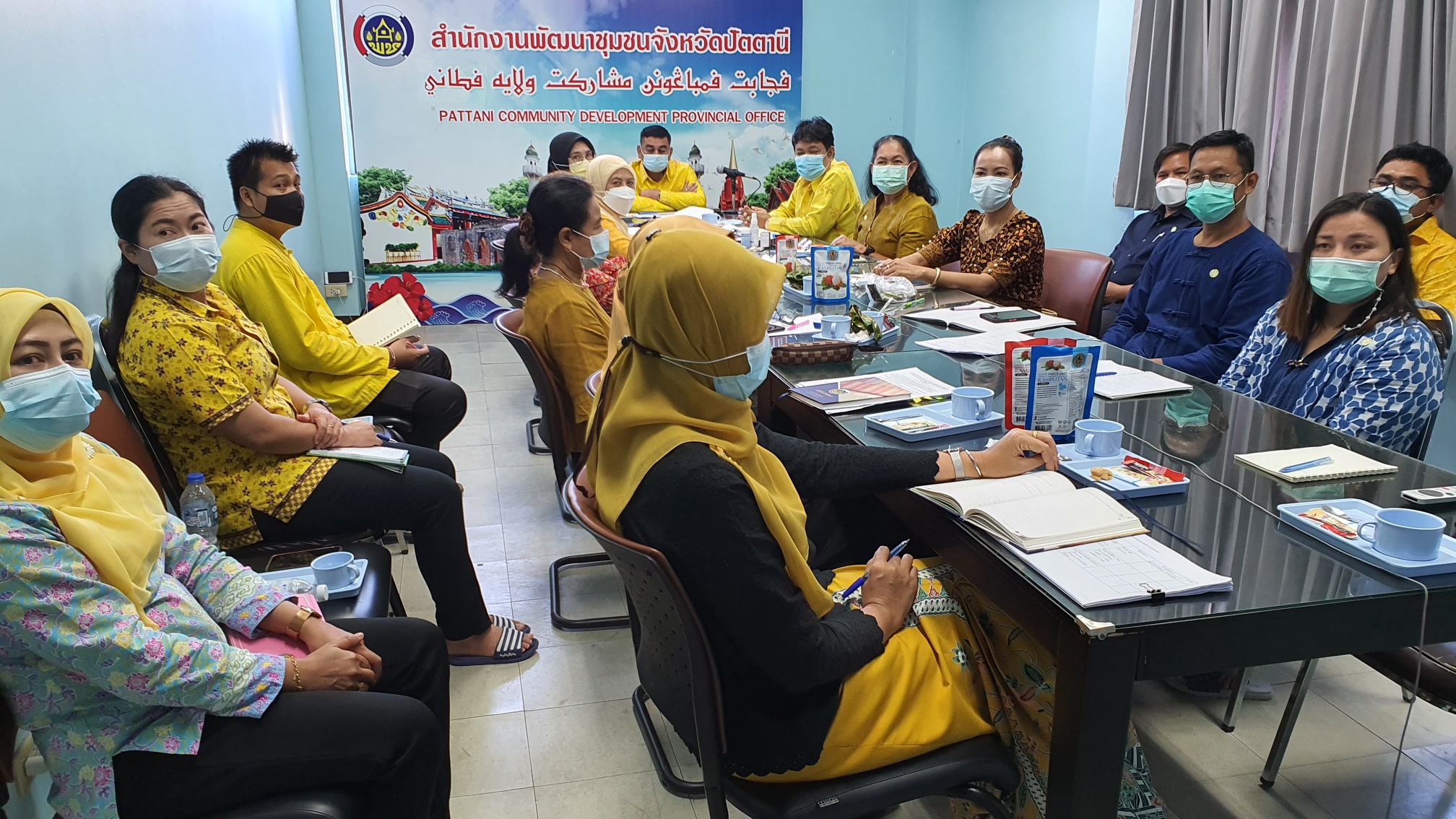 รับฟังการประชุมกรมการพัฒนาชุมชน ครั้งที่ 6/2564 ผ่านระบบวีดิทัศน์ทางไกล ( Video Conference )