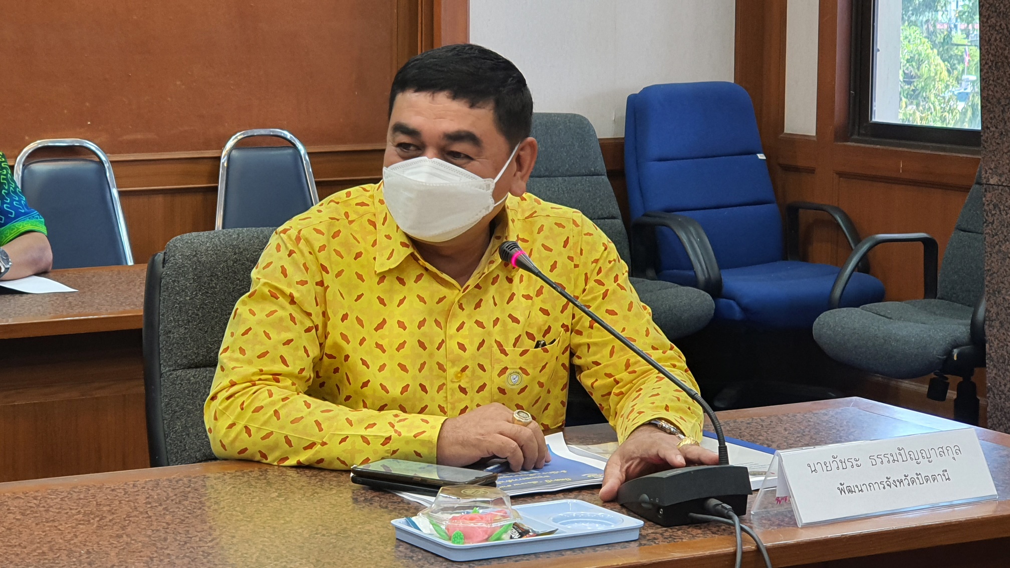 พช.ปัตตานี รายงานผลการปฏิบัติงาน รอบปีงบประมาณ พ.ศ.2564 และ การขับเคลื่อนกิจกรรมต่อเนื่อง ปีงบประมาณ พ.ศ.2565