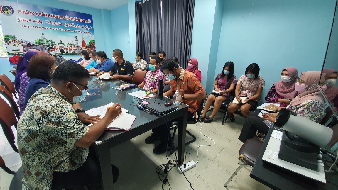 ทีมพัฒนาชุมชนจังหวัดปัตตานี พร้อมขับเคลื่อนงานพัฒนาชุมชน ปีงบประมาณ พ.ศ.2565