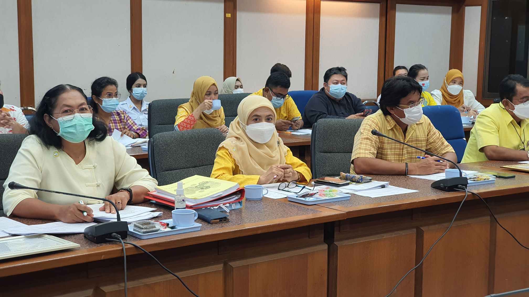 พัฒนาชุมชนจังหวัดปัตตานี ประชุมประจำเดือนตุลาคม พร้อมขับเคลื่อนงานพัฒนาชุมชน ปีงบประมาณ พ.ศ.2565