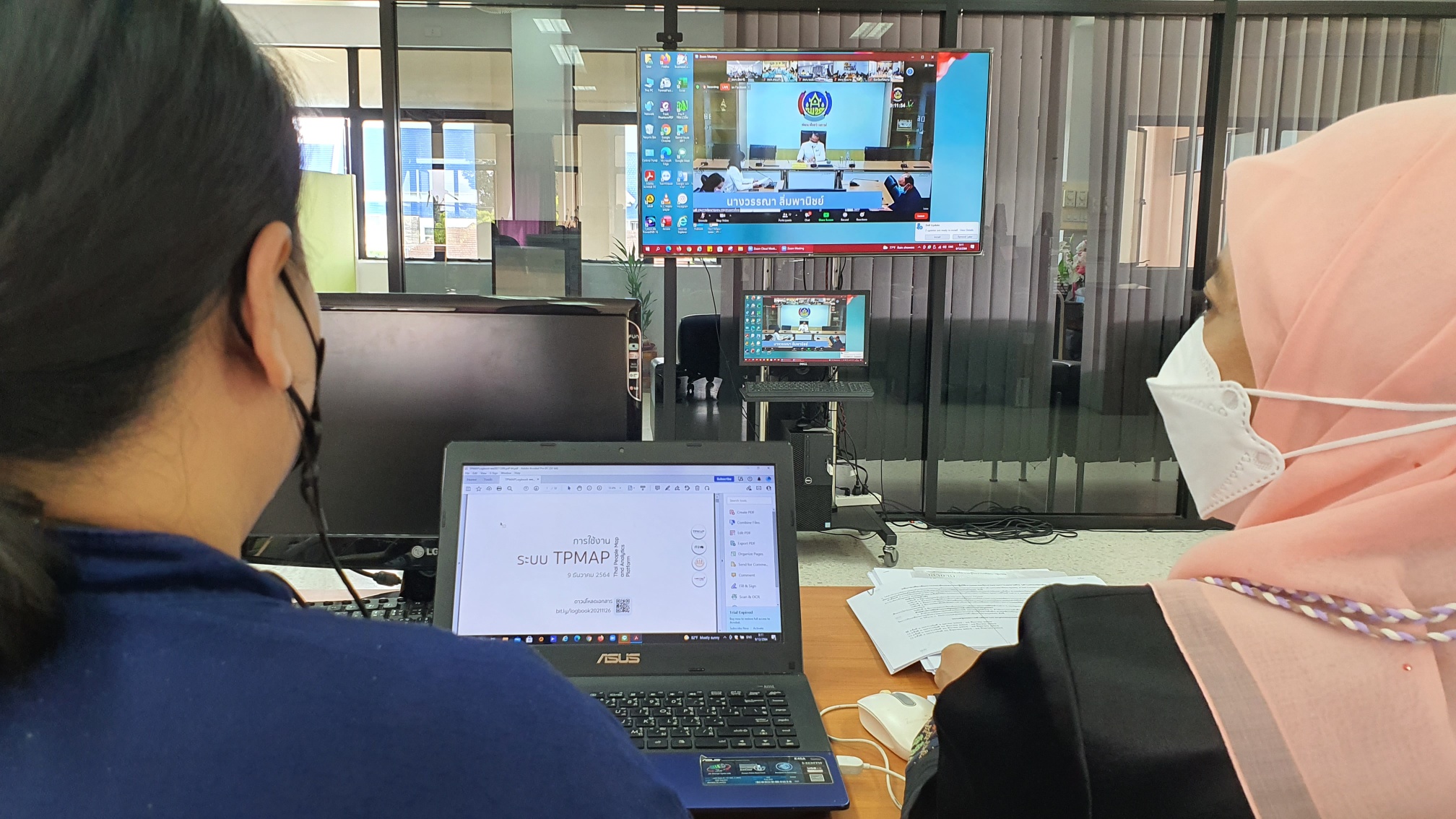 พช.ปัตตานี ร่วมประชุมฝึกอบรมการใช้งานระบบ TPMAP Logbook สำหรับเจ้าหน้าที่ปรับปรุงข้อมูลเพื่อการพัฒนาคุณภาพชีวิต