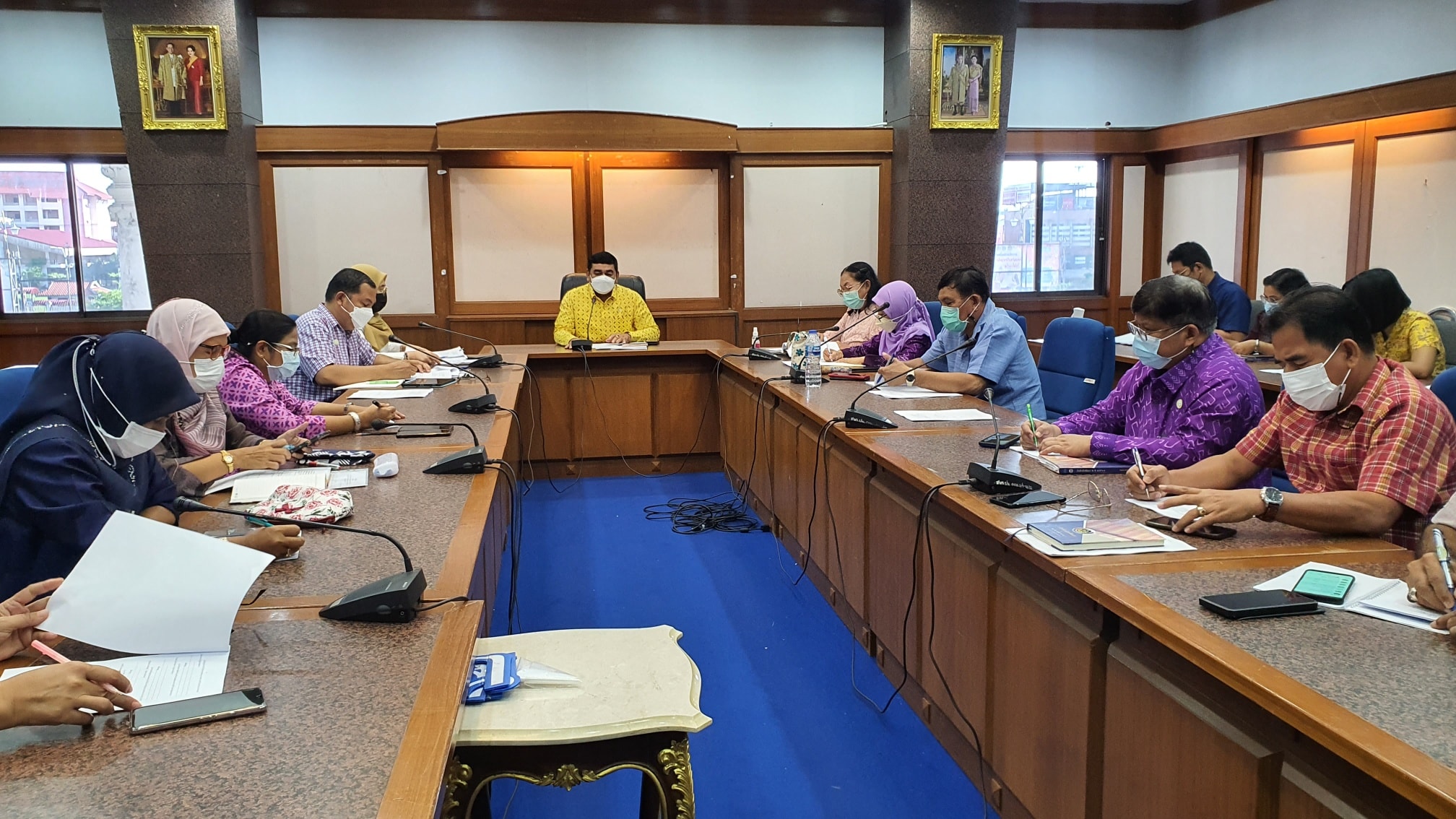 พัฒนาชุมชนจังหวัดปัตตานี ฟอร์มทีม พช.12อำเภอ เร่งขับเคลื่อนงานพัฒนาชุมชน ปีงบประมาณ พ.ศ.2565