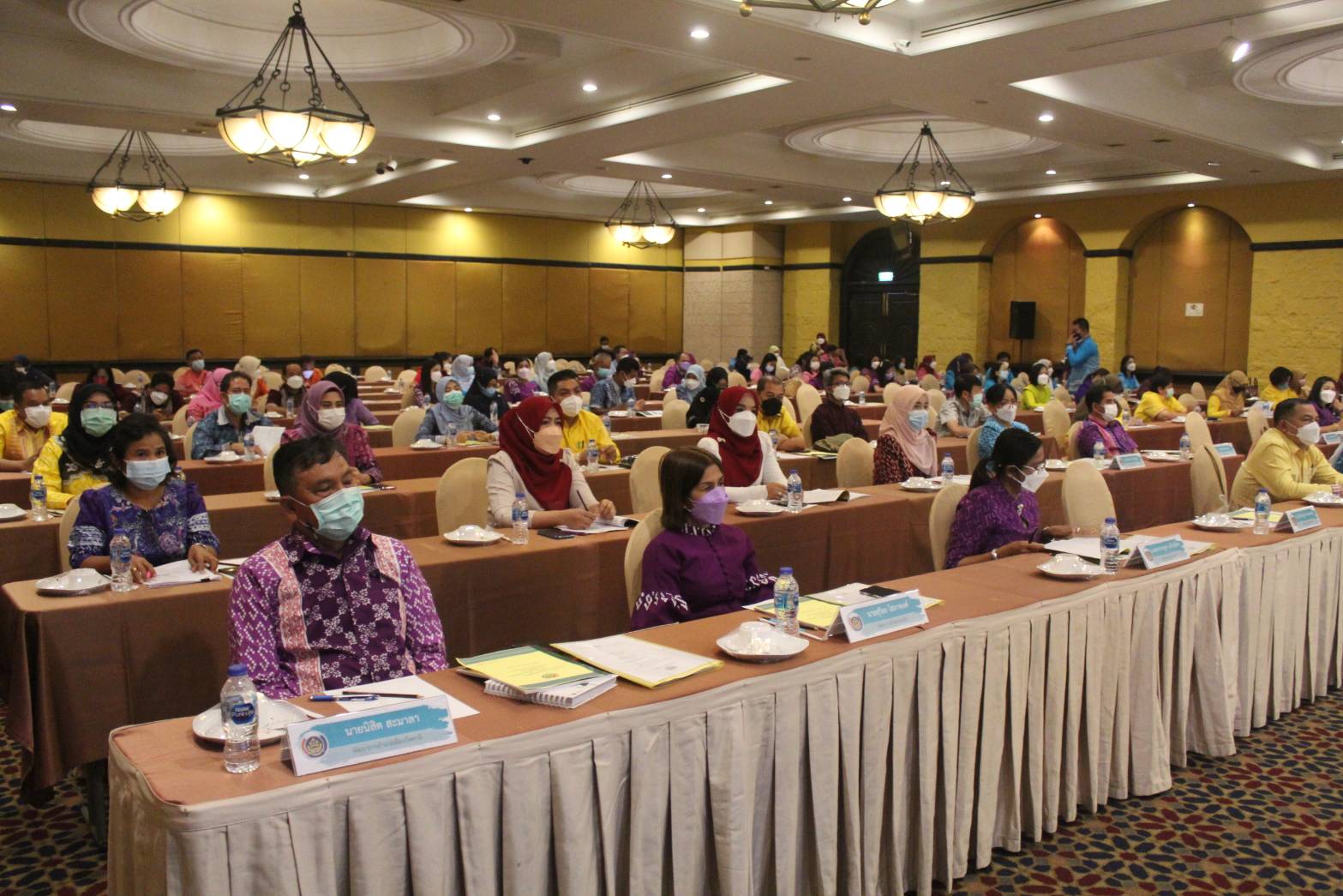 ผู้ตรวจราชการกรมฯ ลงพื้นที่ปัตตานี ติดตามผลการขับเคลื่อนภารกิจงานพัฒนาชุมชน จัดทำข้อตกลงการปฏิบัติราชการและการประเมินผลการปฏิบัติราชการของข้าราชการสังกัดกรมการพัฒนาชุมชน จังหวัดปัตตานี