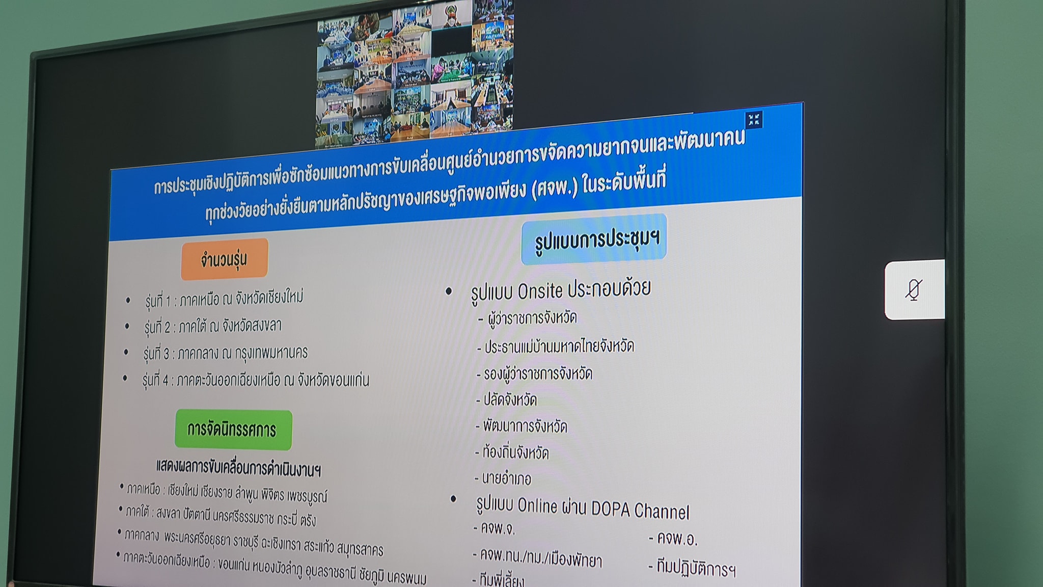 พช.ปัตตานี ร่วมประชุมกรมการพัฒนาชุมชน ประจำเดือนกุมภาพันธ์ ผ่านระบบการประชุมทางไกล (Video Conference) 76 จังหวัดทั่วประเทศ