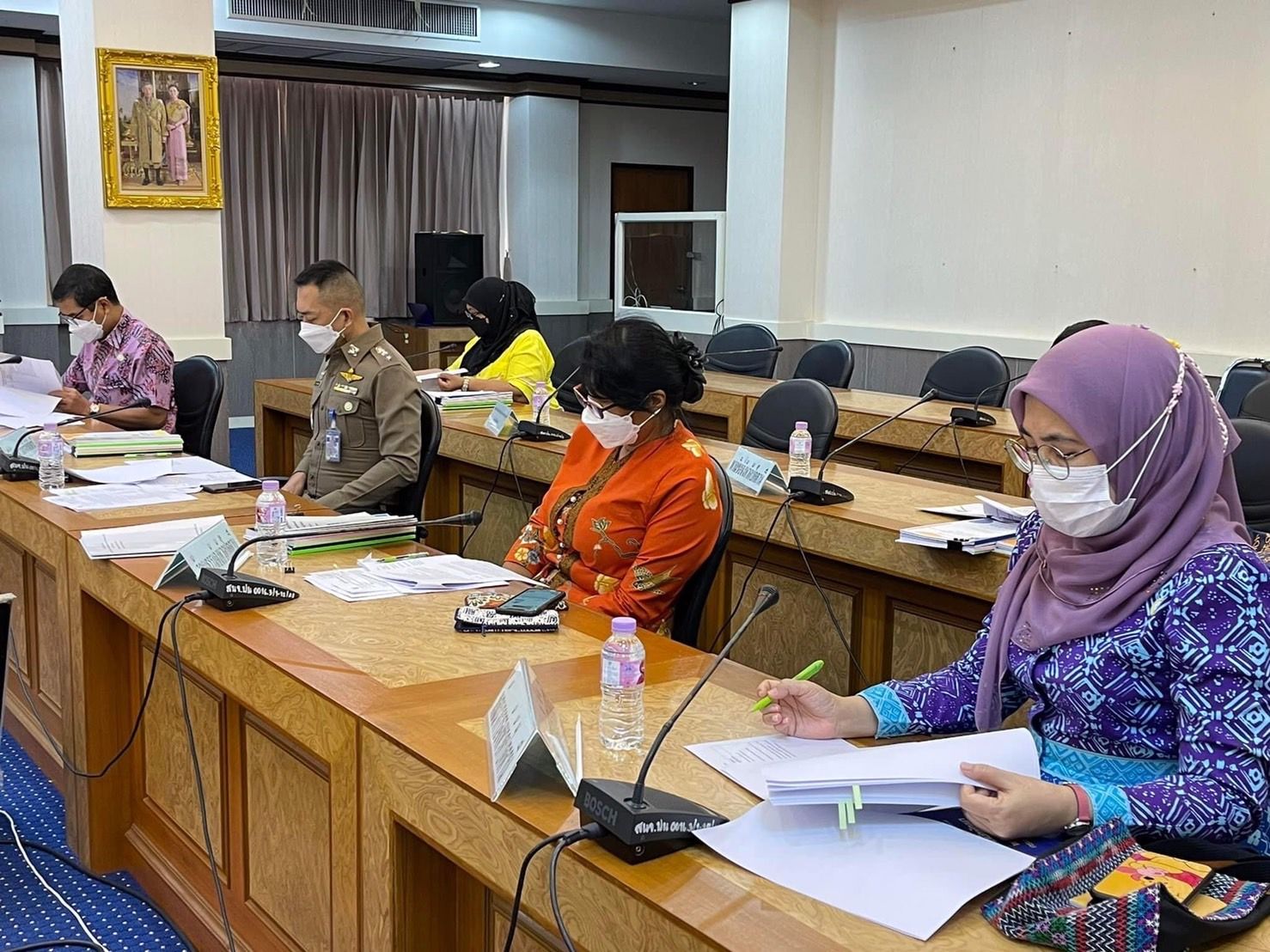 ประชุมพิจารณาคัดเลือกผู้ที่มีผลงานดีเด่น จังหวัดชายแดนภาคใต้ ประจำปี 2564 ของจังหวัดปัตตานี