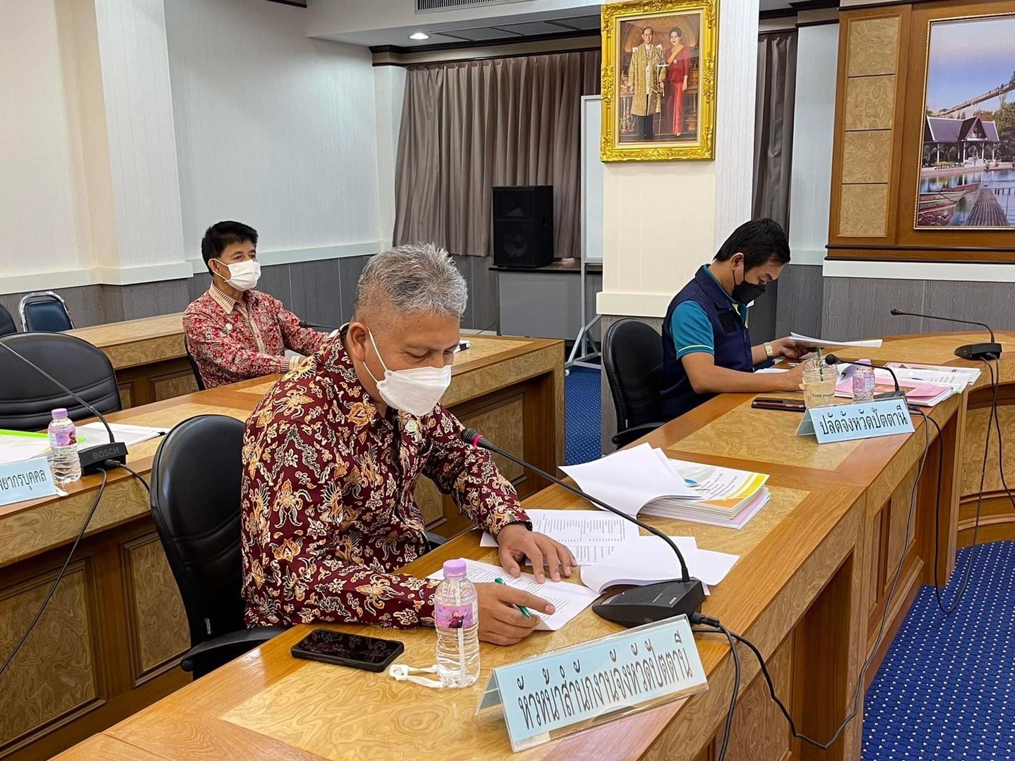 ประชุมพิจารณาคัดเลือกผู้ที่มีผลงานดีเด่น จังหวัดชายแดนภาคใต้ ประจำปี 2564 ของจังหวัดปัตตานี