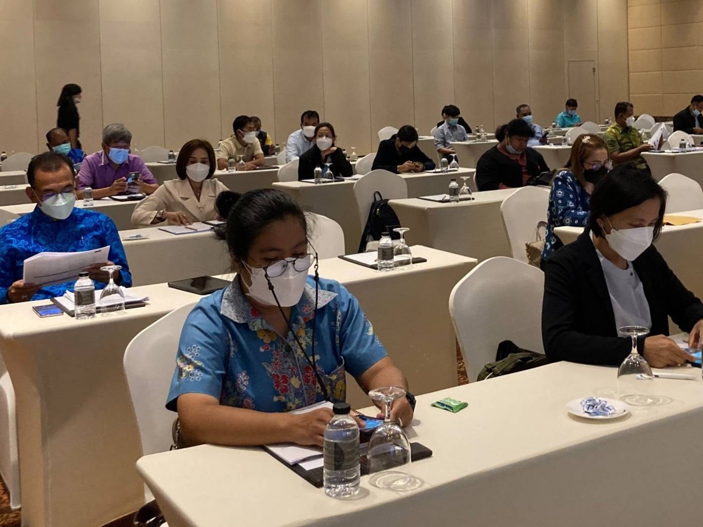 พช.ปัตตานี ร่วมประชุมสัมมนาเชิงปฏิบัติการเพื่อสนับสนุนแผนงานและโครงการที่มีศักยภาพของจังหวัด และกลุ่มจังหวัดภาคใต้ ตามกรอบความร่วมมือ IMT-GT