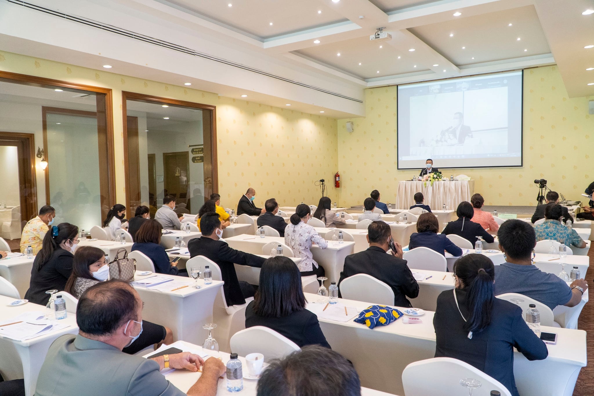 พช.ปัตตานี ร่วมประชุมสัมมนาเชิงปฏิบัติการเพื่อสนับสนุนแผนงานและโครงการที่มีศักยภาพของจังหวัด และกลุ่มจังหวัดภาคใต้ ตามกรอบความร่วมมือ IMT-GT