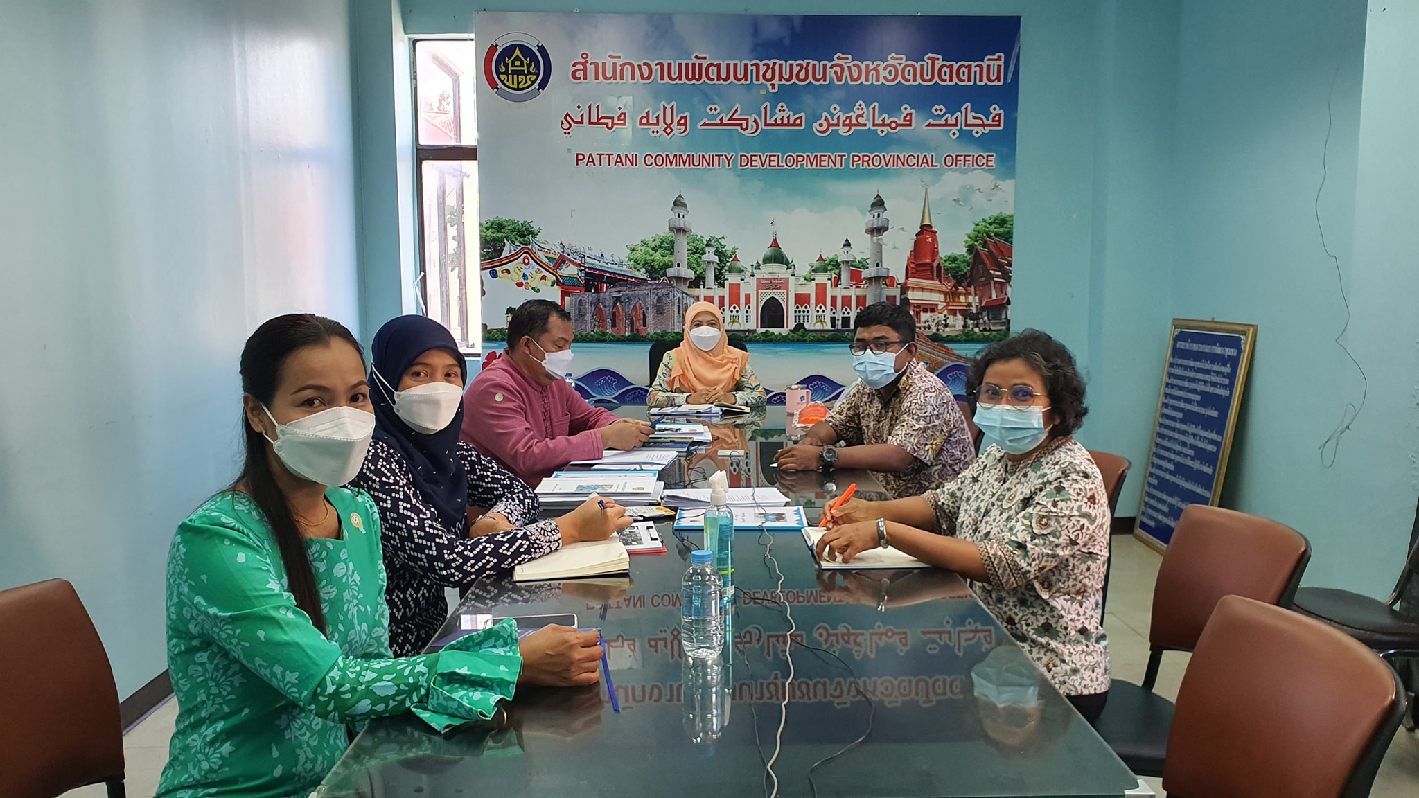 กิจกรรม : พช.ปัตตานี ร่วมประชุมกรมการพัฒนาชุมชน ประจำเดือนมีนาคม ผ่านระบบการประชุมทางไกล (Video Conference) 76 จังหวัดทั่วประเทศ