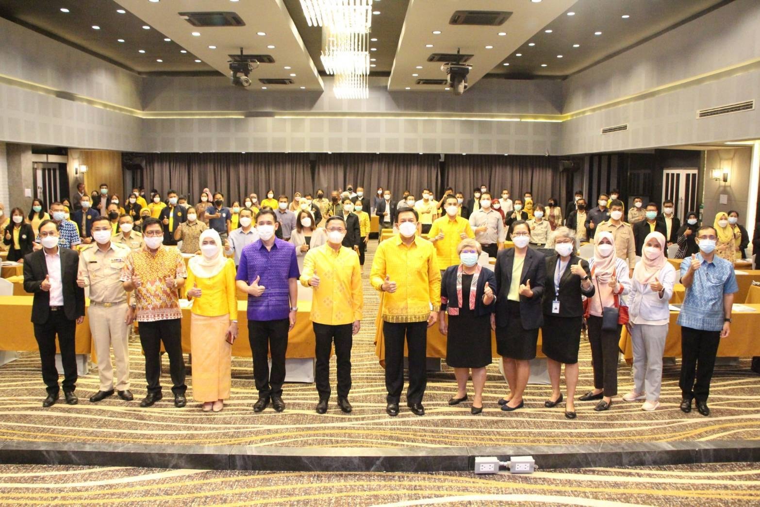 พช.ปัตตานี ร่วมประชุมจัดทำแผนปฏิบัติราชการประจำปีและคำของบประมาณของกลุ่มจังหวัดภาคใต้ชายแดน