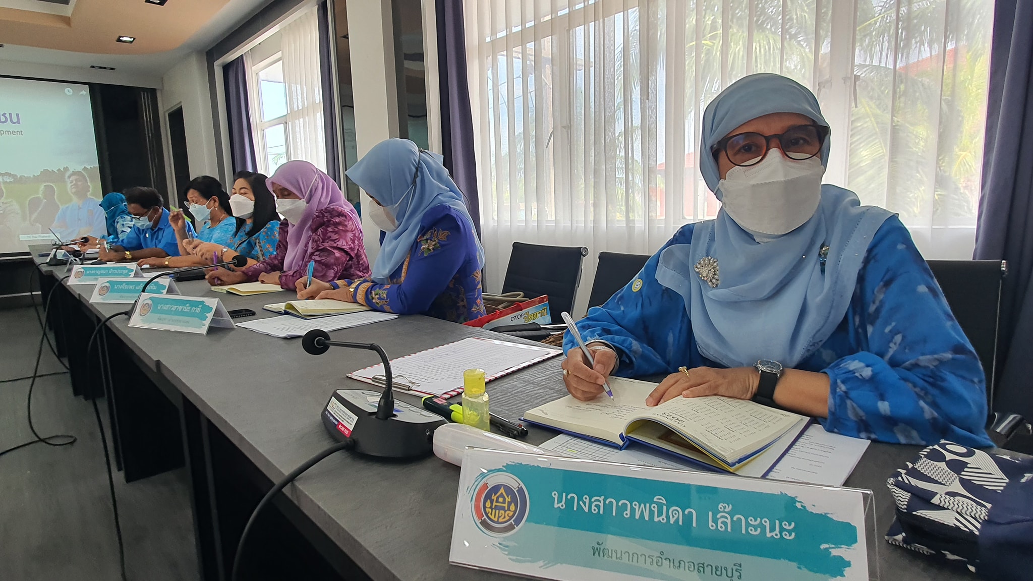 พัฒนาชุมชนจังหวัดปัตตานี ติดตามสนับสนุนพื้นที่ขับเคลื่อนงานพัฒนาชุมชน ปีงบประมาณ พ.ศ.2565