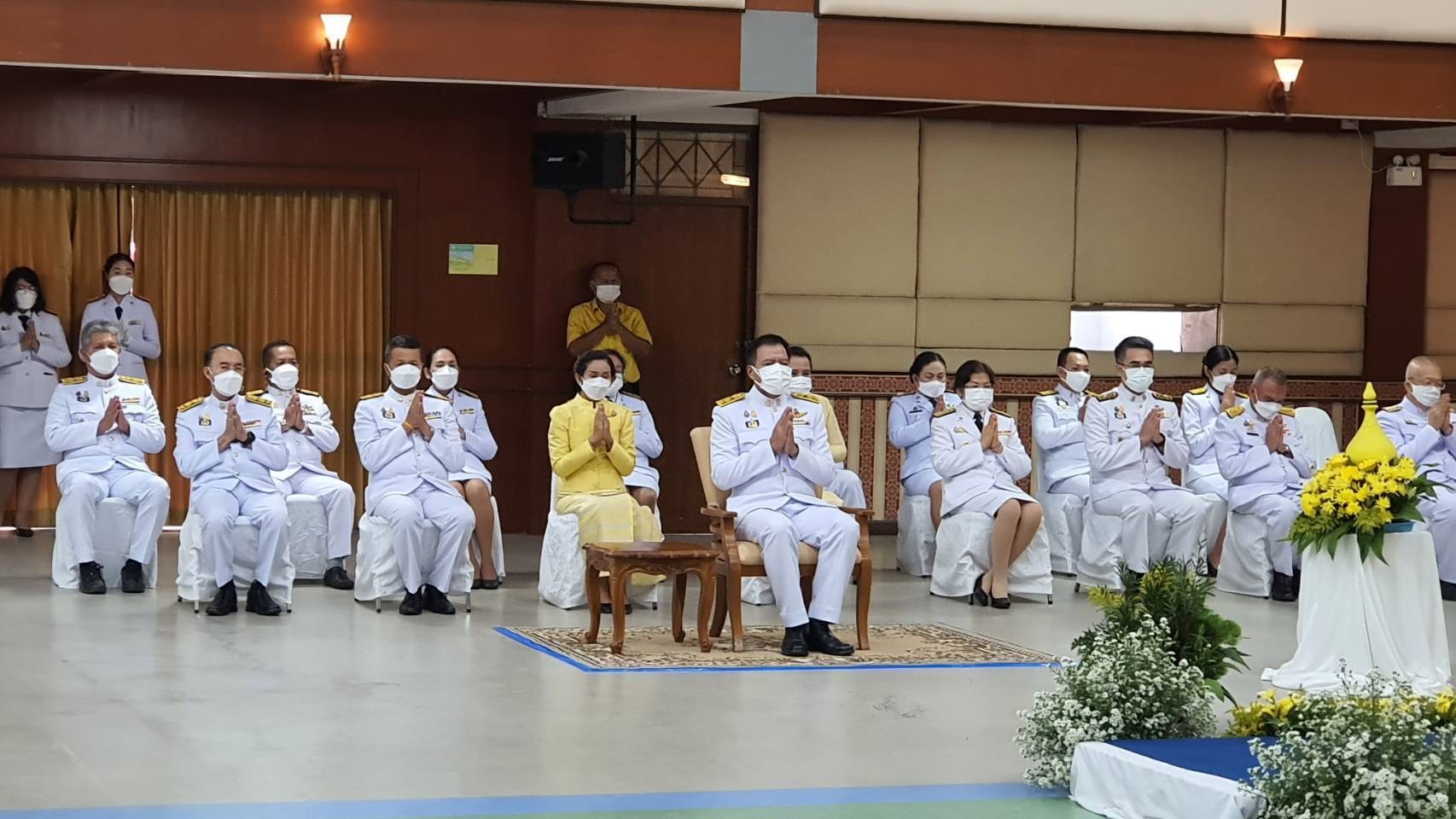 พช.ปัตตานี ร่วมพิธีวางพานพุ่มดอกไม้ถวายราชสักการะ เนื่องในวันพระบาทสมเด็จพระพุทธยอดฟ้าจุฬาโลกมหาราช และวันที่ระลึกมหาจักรีบรมราชวงศ์