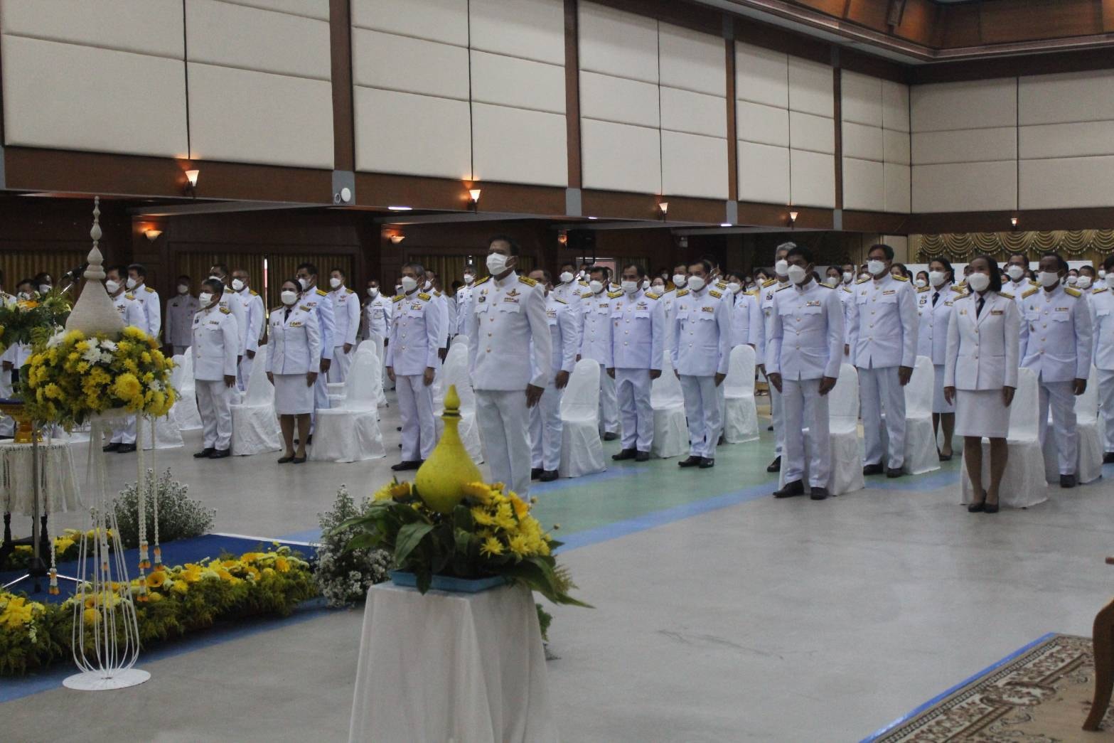 พช.ปัตตานี ร่วมพิธีวางพานพุ่มดอกไม้ถวายราชสักการะ เนื่องในวันพระบาทสมเด็จพระพุทธยอดฟ้าจุฬาโลกมหาราช และวันที่ระลึกมหาจักรีบรมราชวงศ์