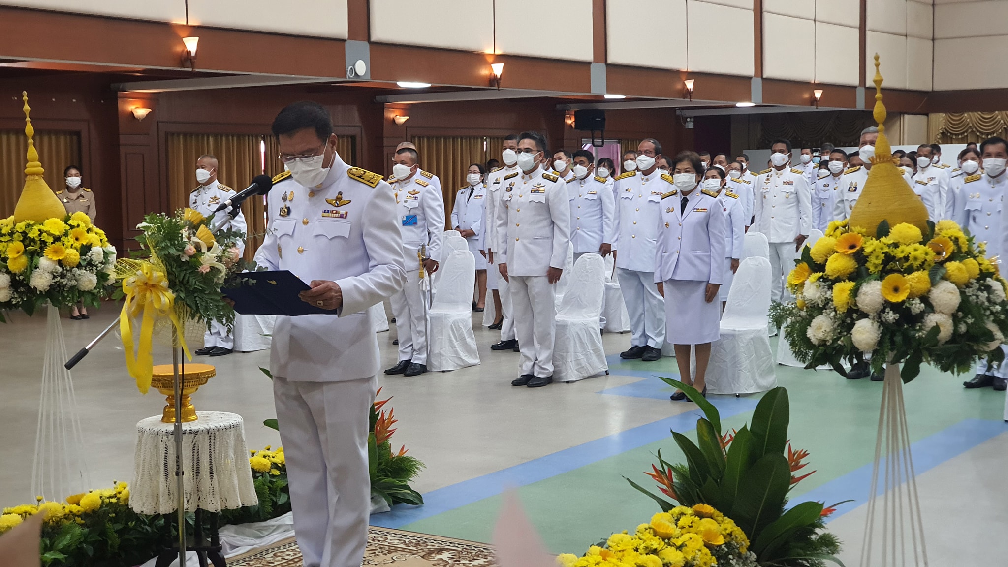 พช.ปัตตานี ร่วมพิธีวางพวงมาลาถวายราชสักการะ เนื่องในวันคล้ายวันสวรรคตสมเด็จพระนเรศวรมหาราช