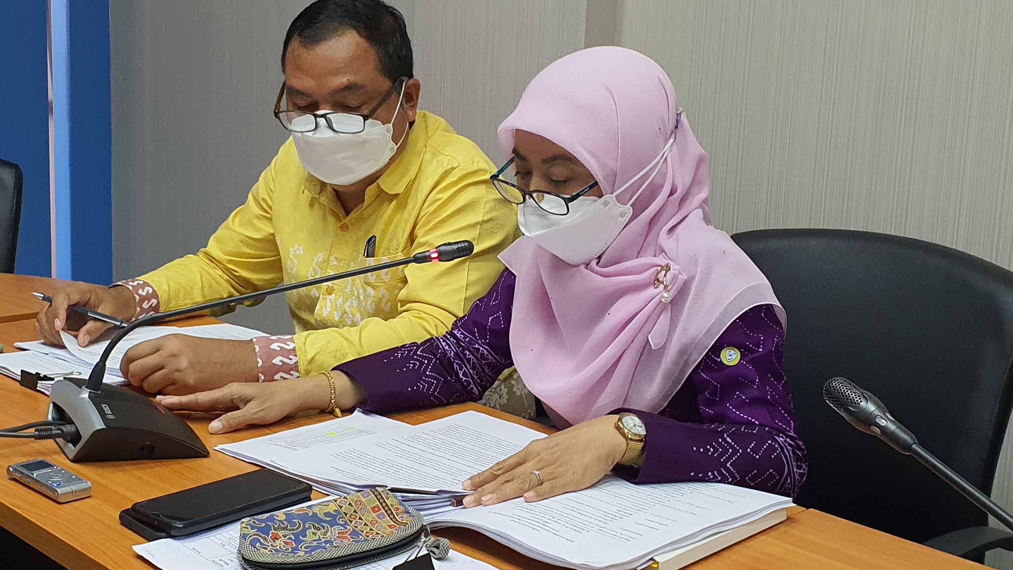 พัฒนาชุมชนจังหวัดปัตตานี ประชุมติดตามการขับเคลื่อนงานพัฒนาชุมชน 12 อำเภอ