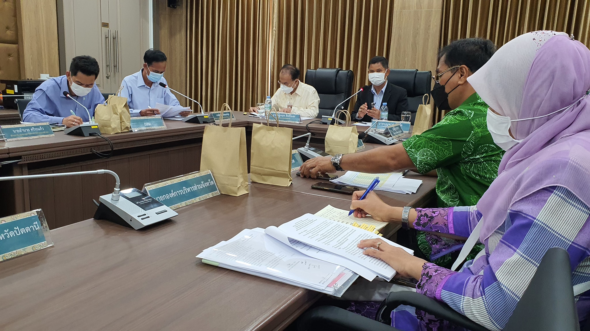 พช.ปัตตานี ร่วมประชุมบูรณาการการดำเนินงานของศูนย์อำนวยการบริหารจังหวัดชายแดนภาคใต้ (ศอ.บต.) กับจังหวัดชายแดนภาคใต้