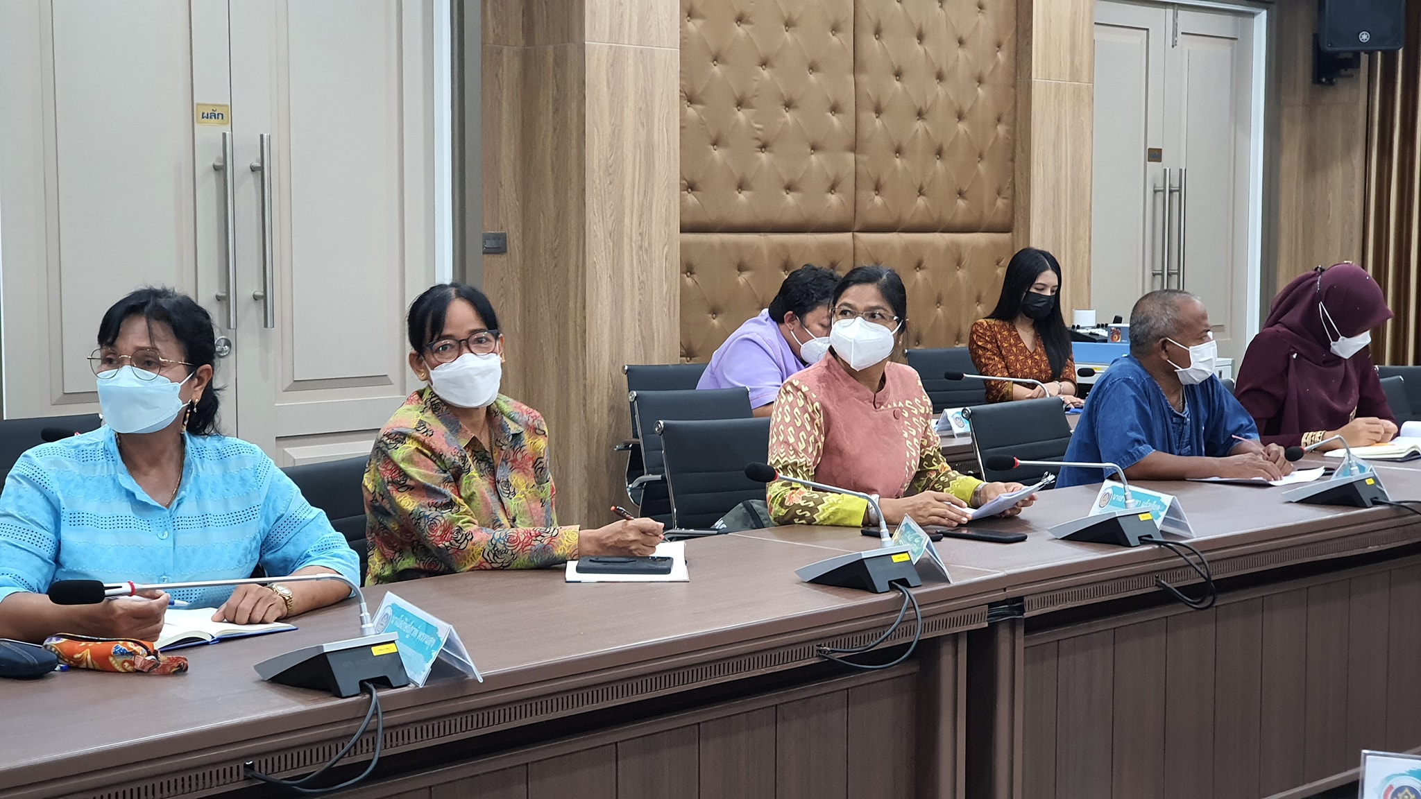 พช.ปัตตานี รายงานผลการดำเนินงานกิจกรรมพัฒนาชุมชนและการปฏิบัติราชการ ตามประเด็นการตรวจราชการกรมการพัฒนาชุมชน ปีงบประมาณ พ.ศ.2565