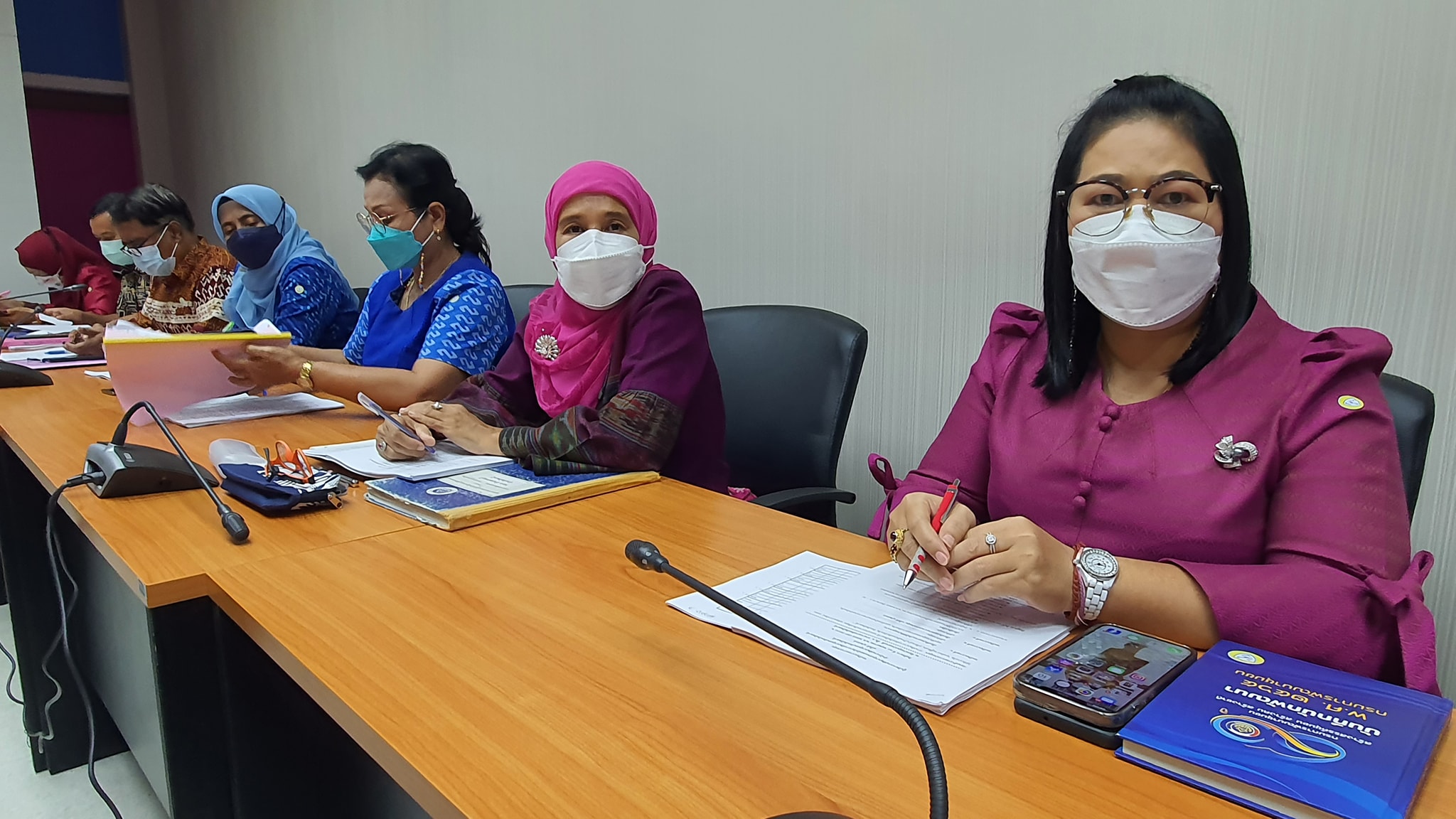 พัฒนาชุมชนจังหวัดปัตตานี ประชุมติดตามการขับเคลื่อนงานพัฒนาชุมชน 12 อำเภอ