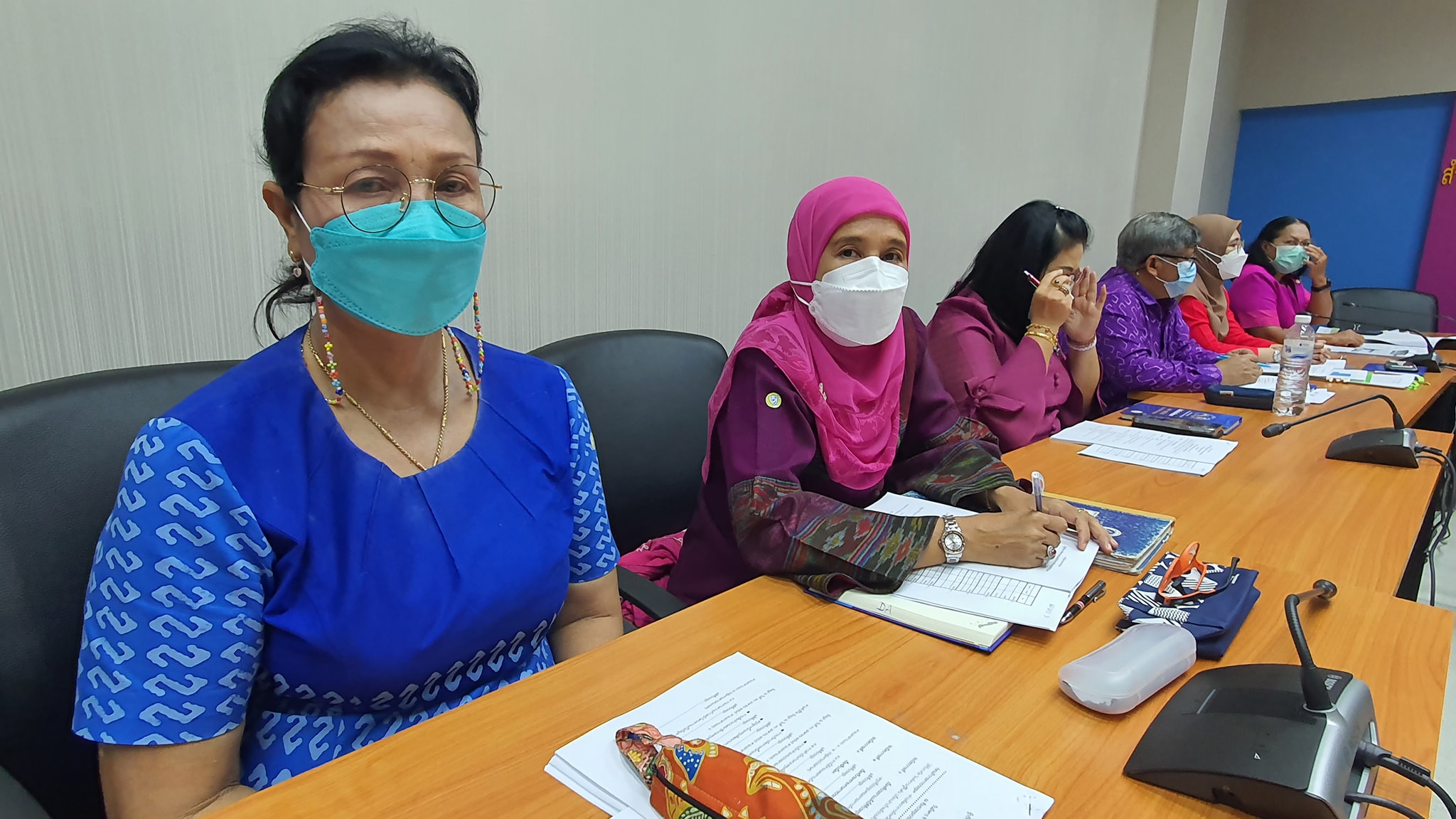 พัฒนาชุมชนจังหวัดปัตตานี ประชุมติดตามการขับเคลื่อนงานพัฒนาชุมชน 12 อำเภอ