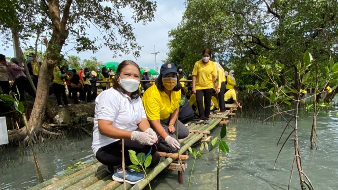 พช.ปัตตานี ร่วมปลูกป่าชายเลน เนื่องใน “วันป่าชายเลนแห่งชาติ และวันรักต้นไม้ประจำปีของชาติ” พ.ศ. 2565