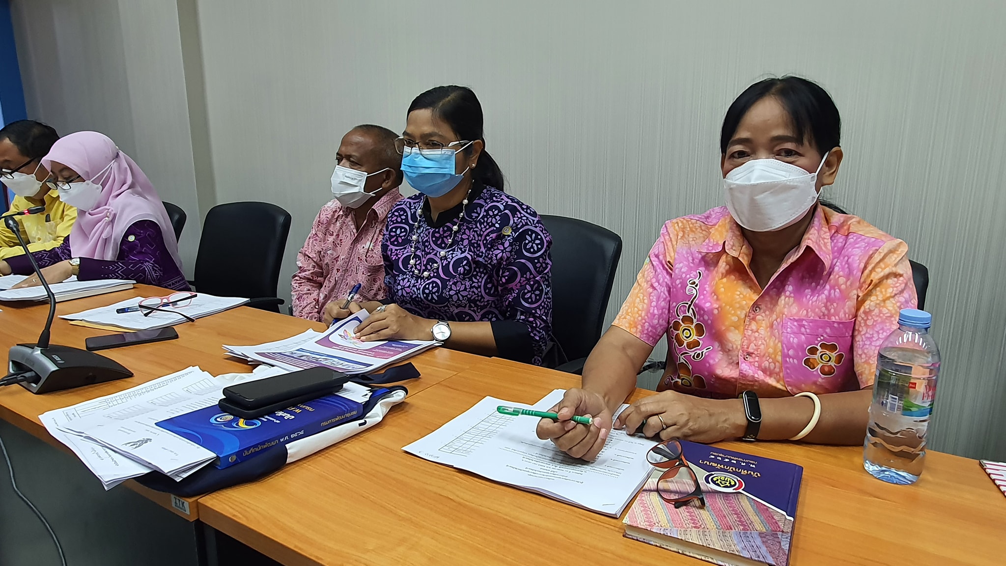 พัฒนาชุมชนจังหวัดปัตตานี ประชุมติดตามการขับเคลื่อนงานพัฒนาชุมชน 12 อำเภอ