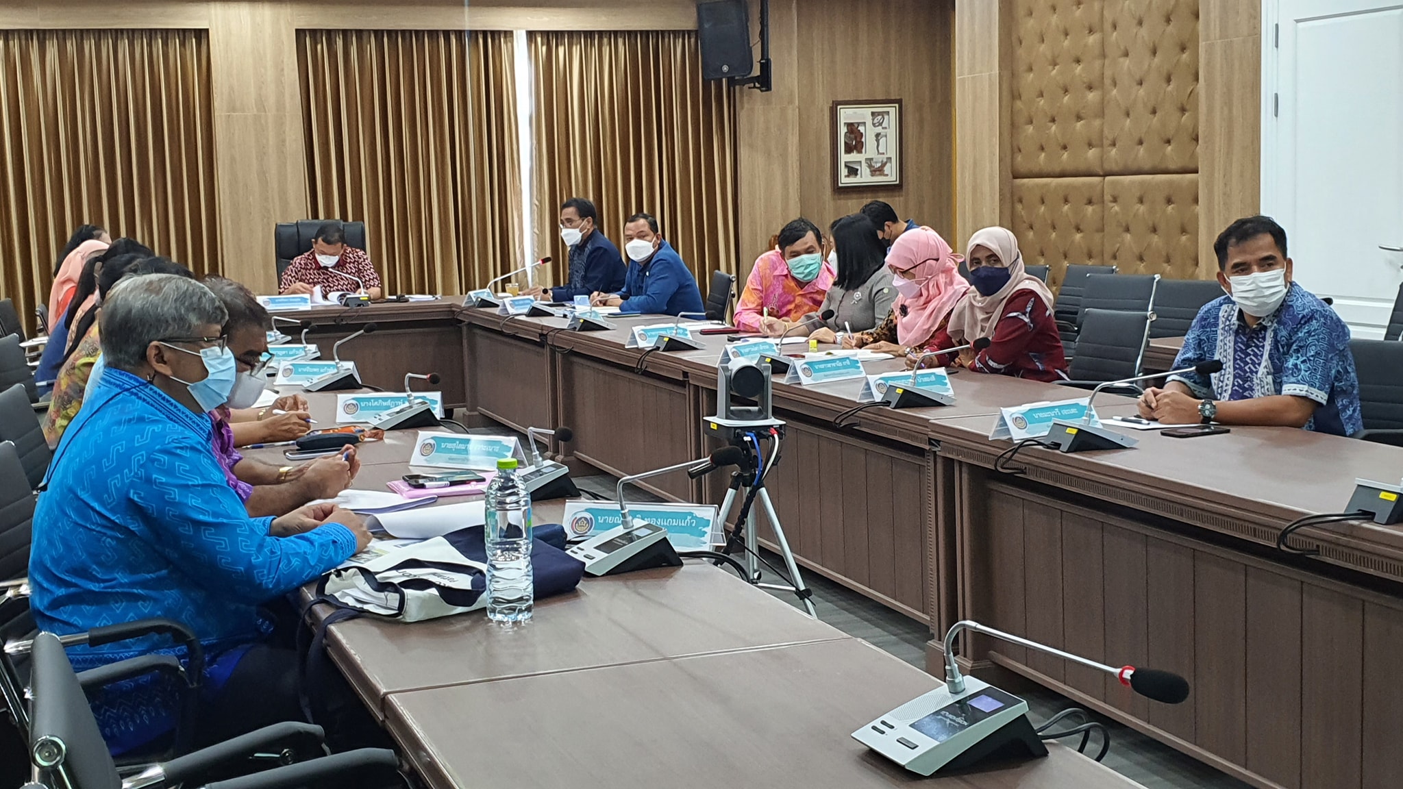 พช.ปัตตานี รายงานผลการดำเนินงานกิจกรรมพัฒนาชุมชนและการปฏิบัติราชการ ตามประเด็นการตรวจราชการกรมการพัฒนาชุมชน ปีงบประมาณ พ.ศ.2565