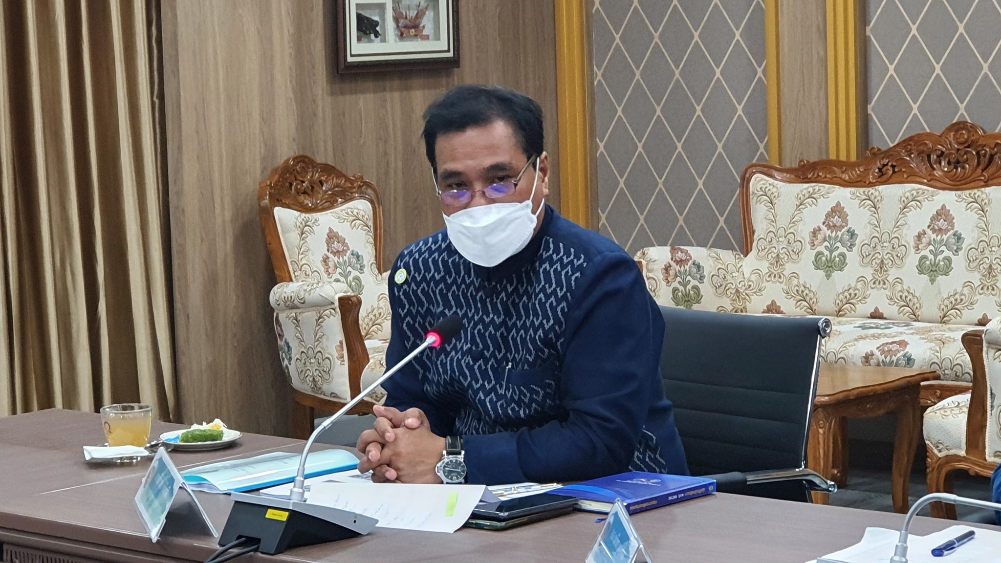 พช.ปัตตานี รายงานผลการดำเนินงานกิจกรรมพัฒนาชุมชนและการปฏิบัติราชการ ตามประเด็นการตรวจราชการกรมการพัฒนาชุมชน ปีงบประมาณ พ.ศ.2565