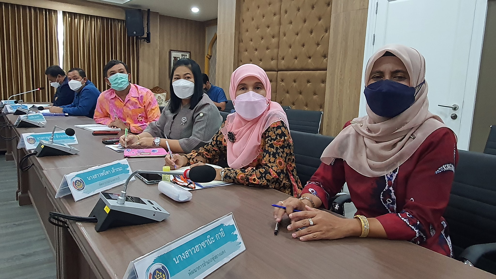 พช.ปัตตานี รายงานผลการดำเนินงานกิจกรรมพัฒนาชุมชนและการปฏิบัติราชการ ตามประเด็นการตรวจราชการกรมการพัฒนาชุมชน ปีงบประมาณ พ.ศ.2565