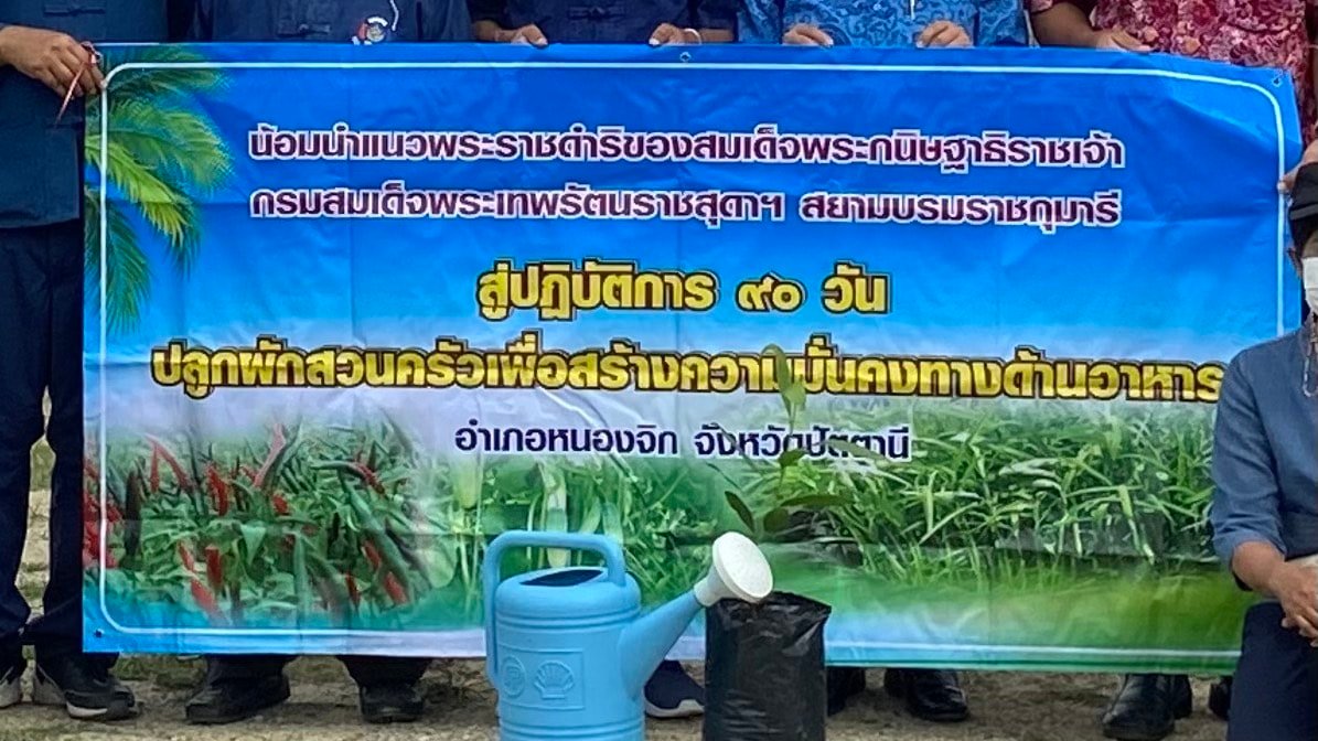 พช.ปัตตานี สานพลังความร่วมมือ สร้างการมีส่วนร่วม พัฒนาศูนย์เรียนรู้เศรษฐกิจพอเพียง พัฒนาพื้นที่ต้นแบบการพัฒนาคุณภาพชีวิตตามหลักทฤษฎีใหม่ประยุกต์สู่ “โคก หนอง นา กรมการพัฒนาชุมชน”