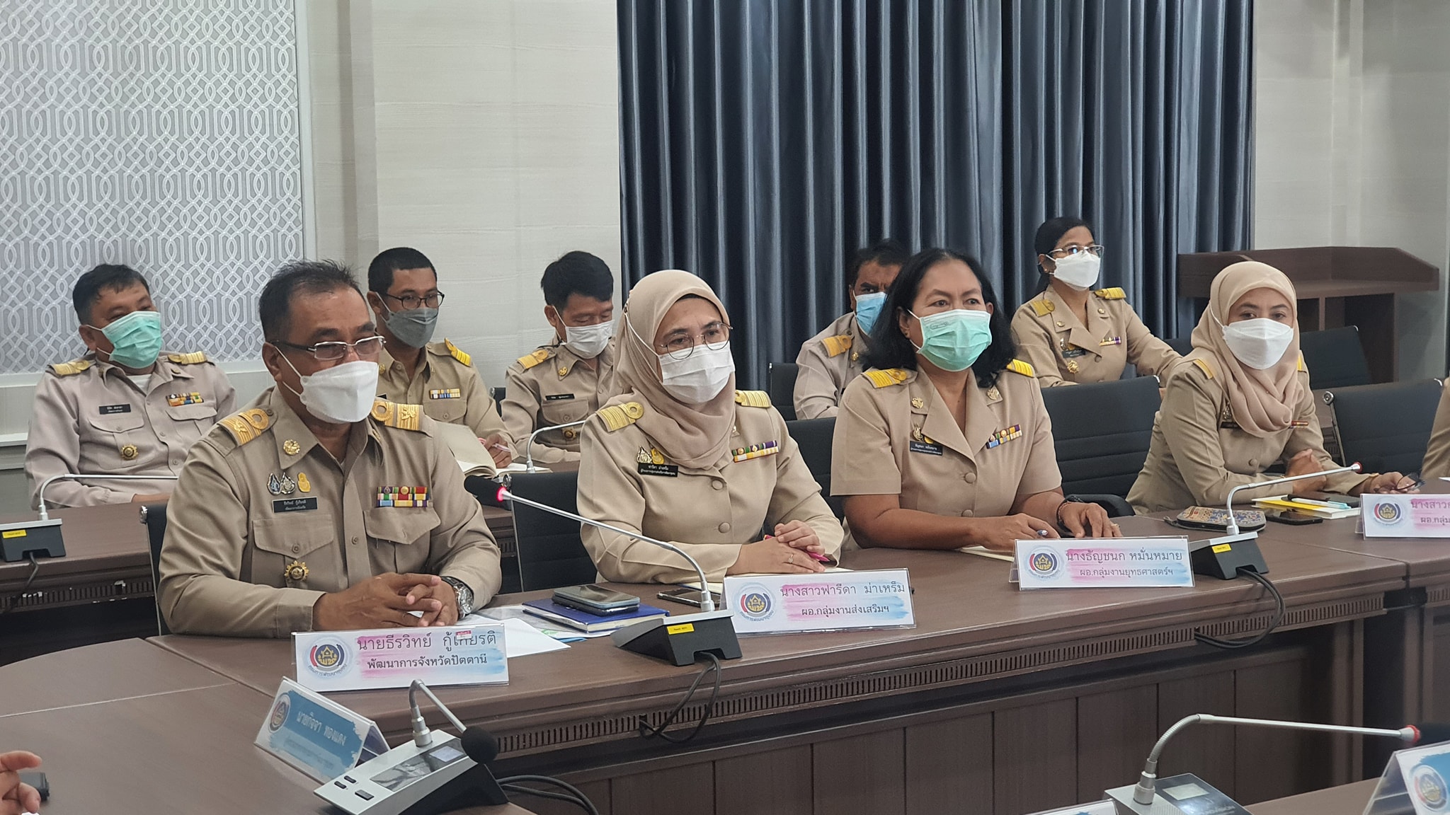 พช.ปัตตานี ร่วมประกวดหน่วยงาน “พัฒนาชุมชนใสสะอาด” และ “สารสนเทศตำบลต้นแบบเพื่อการพัฒนาคุณภาพชีวิต ปี 2565”