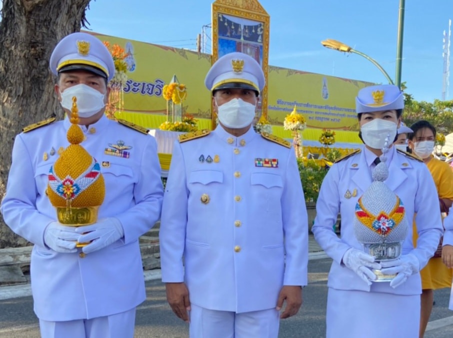 พช.ปัตตานี ร่วมพิธีถวายเครื่องราชสักการะ วางพานพุ่ม และพิธีถวายพระพรชัยมงคล เนื่องในโอกาสวันเฉลิมพระชนมพรรษา พระบาทสมเด็จพระเจ้าอยู่หัว 28 กรกฎาคม 2565