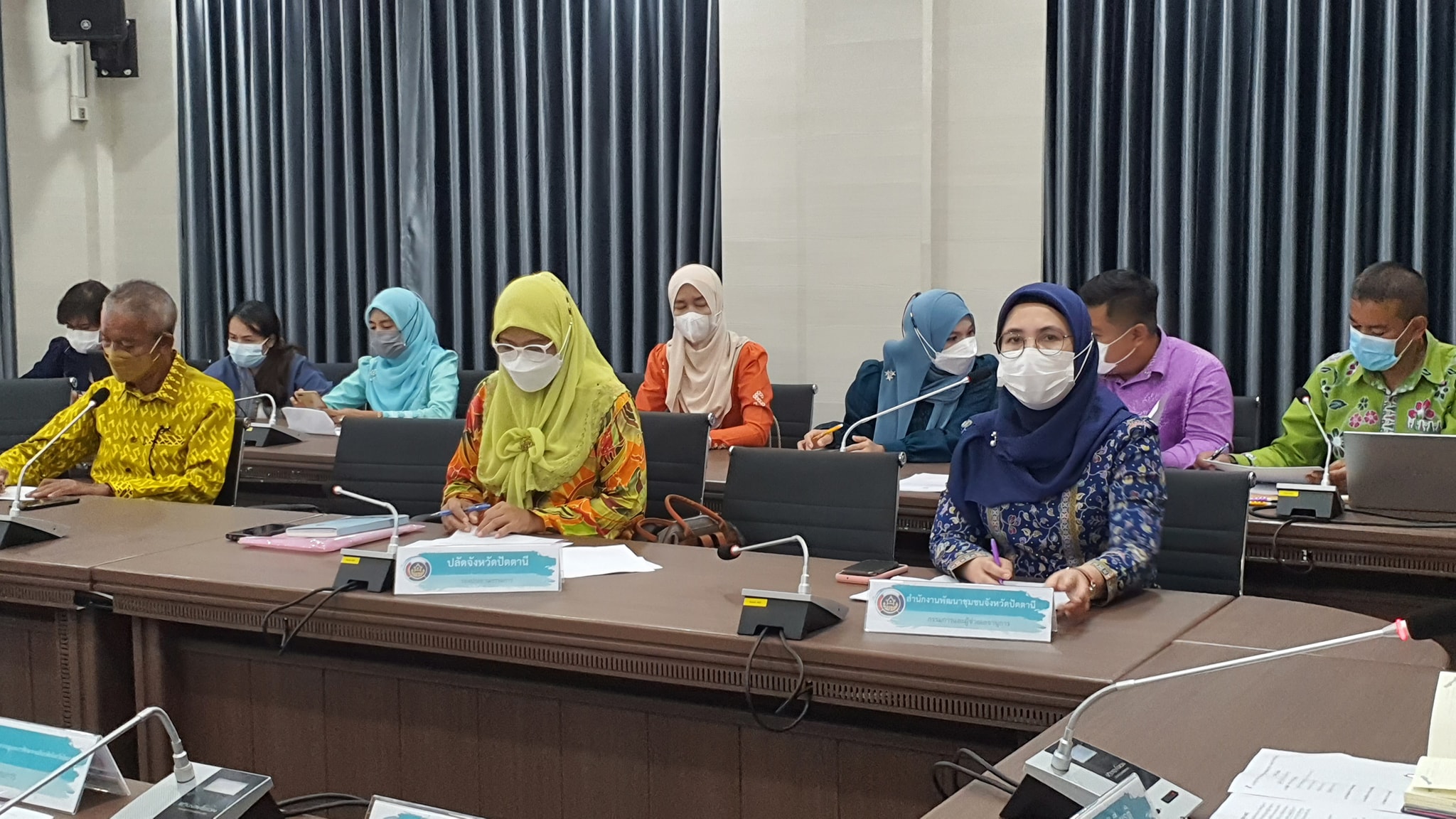 พช.ปัตตานี จัดประชุมพิจารณารับรองมาตรฐานการพัฒนาชุมชน (มชช.) จังหวัดปัตตานี