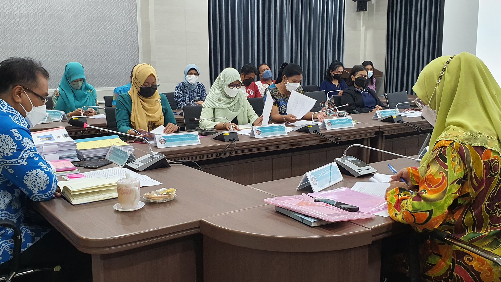 พช.ปัตตานี จัดประชุมพิจารณารับรองมาตรฐานการพัฒนาชุมชน (มชช.) จังหวัดปัตตานี