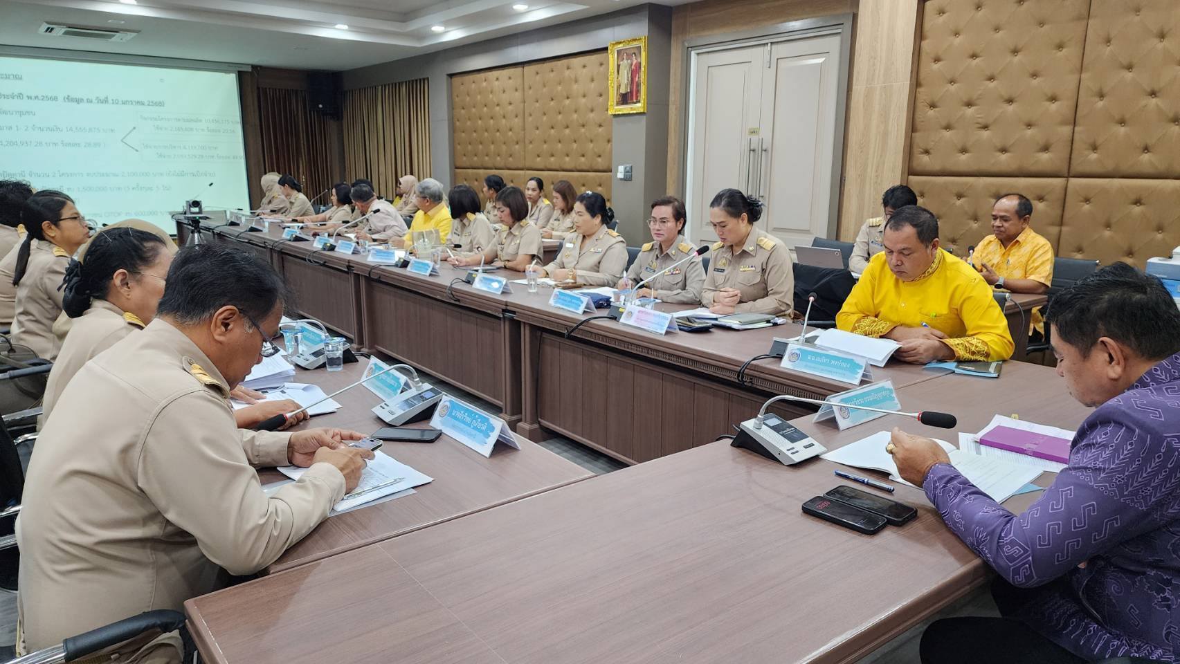 พช.ปัตตานี รายงานผลการดำเนินงานกิจกรรมพัฒนาชุมชนและการปฏิบัติราชการตามภารของกรมการพัฒนาชุมชน ปีงบประมาณ พ.ศ.2568